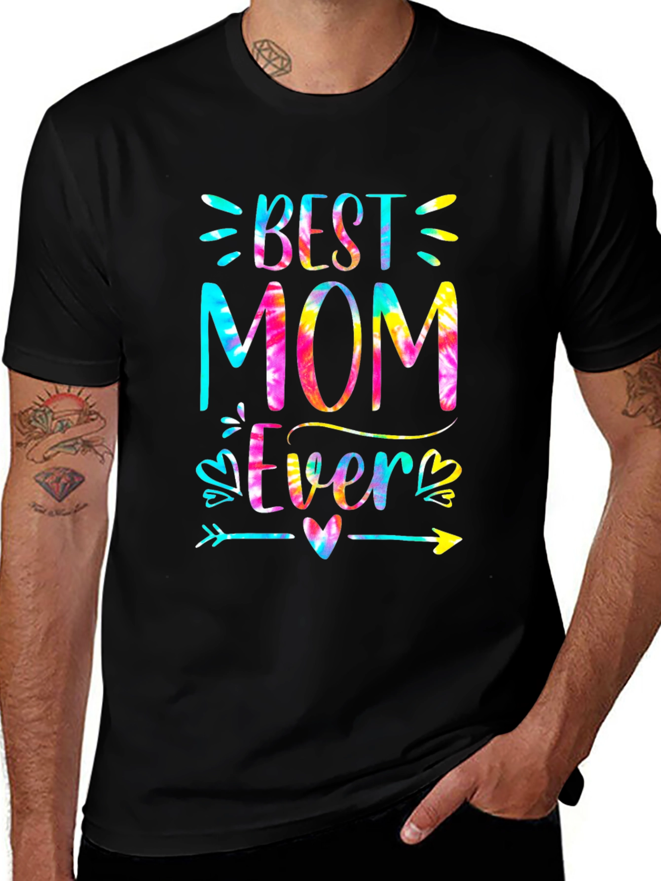 Best Mom Ever Tie-Dye Graphic Tee - Unisex Fit