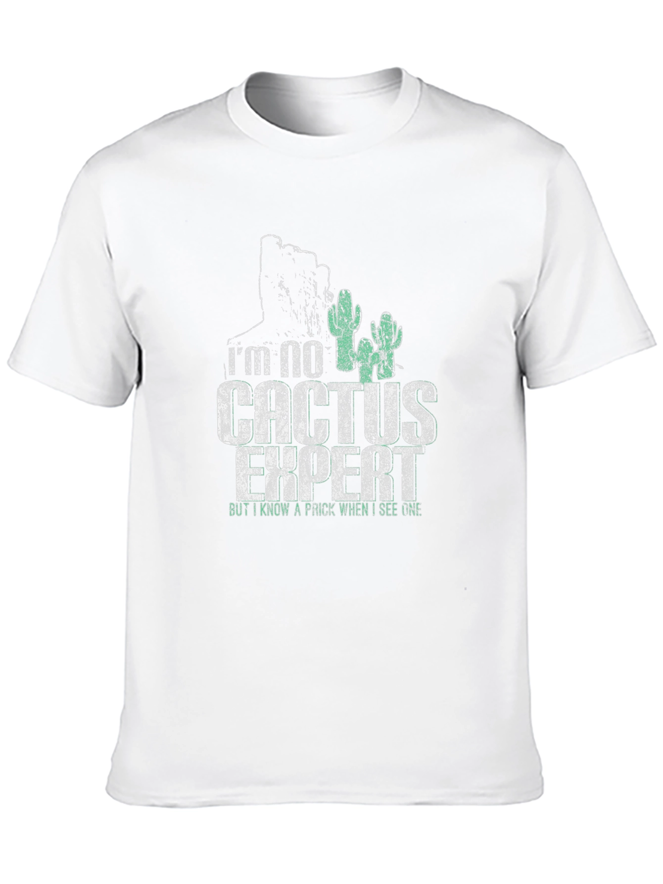 Cactus Expert T-Shirt - Humorous Graphic Tee