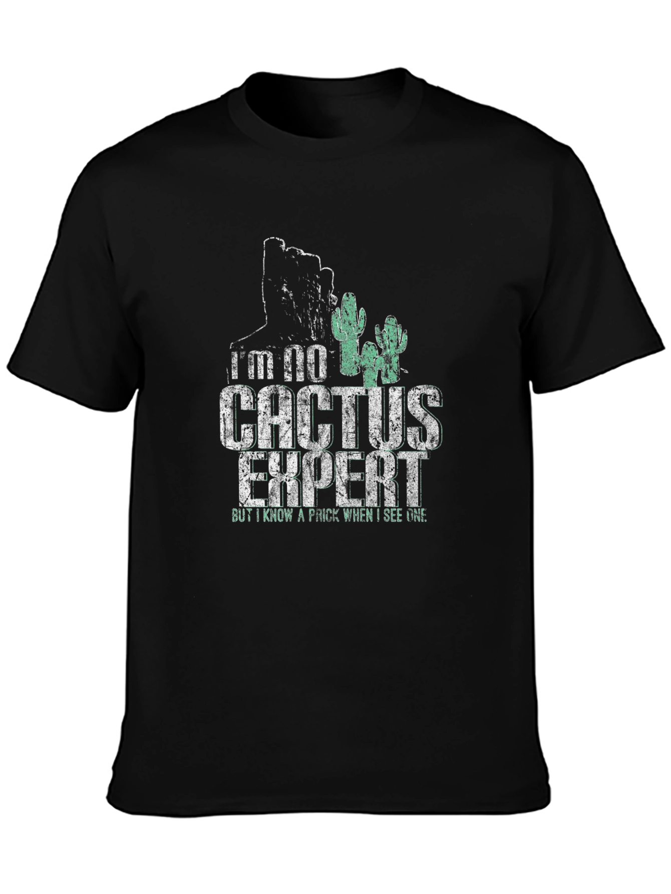 Cactus Expert T-Shirt - Humorous Graphic Tee