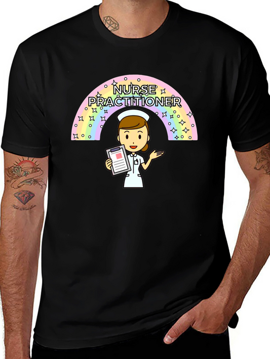 Nurse Practitioner Rainbow T-Shirt