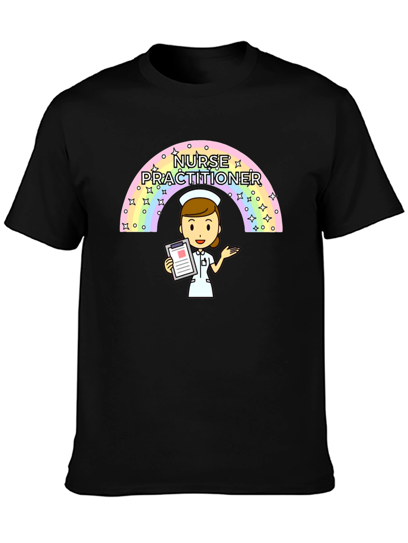 Nurse Practitioner Rainbow T-Shirt