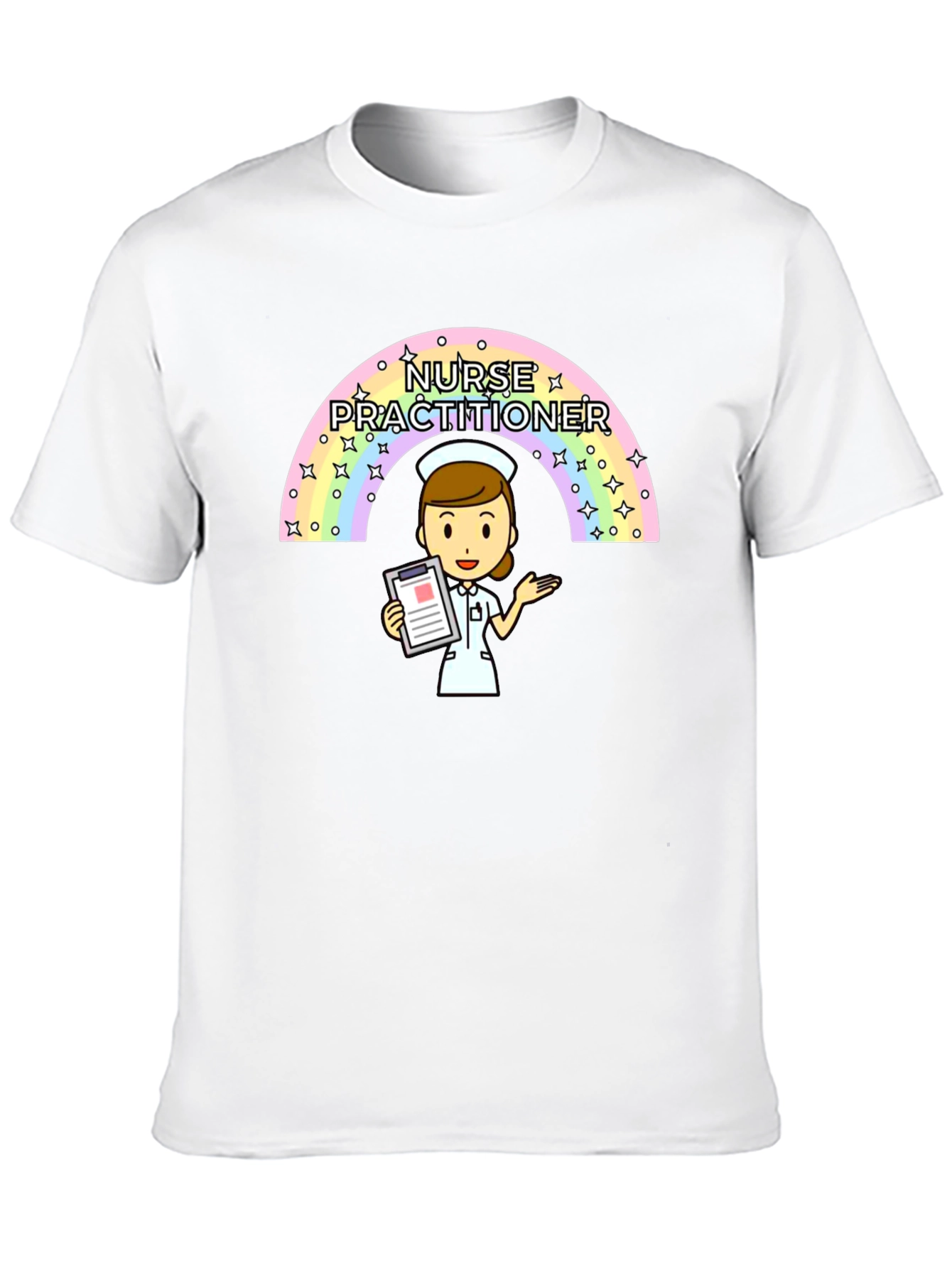 Nurse Practitioner Rainbow T-Shirt