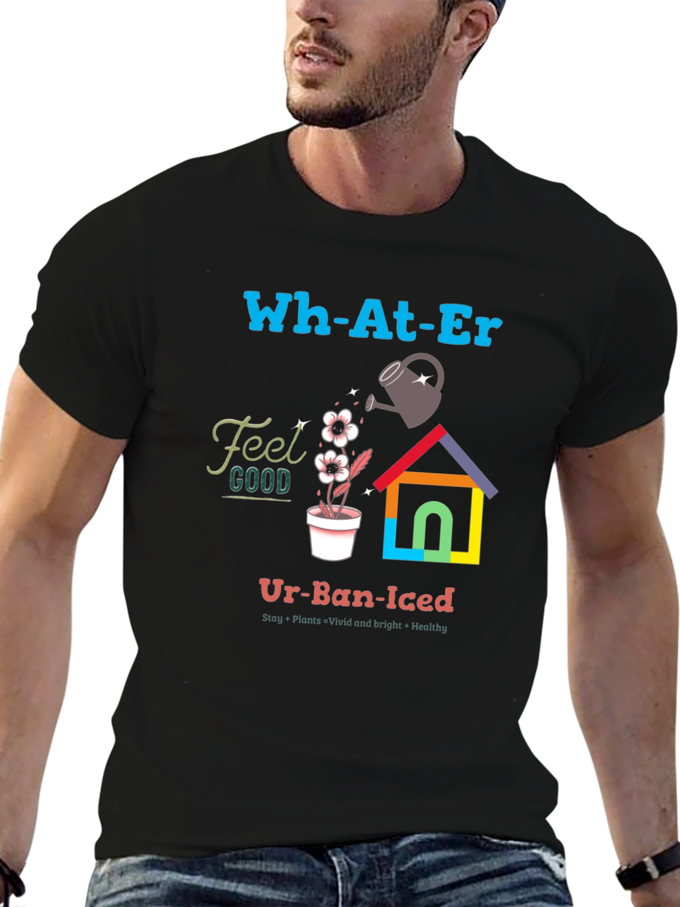 Urban Gardening T-Shirt - Stay Plants Vivid & Bright