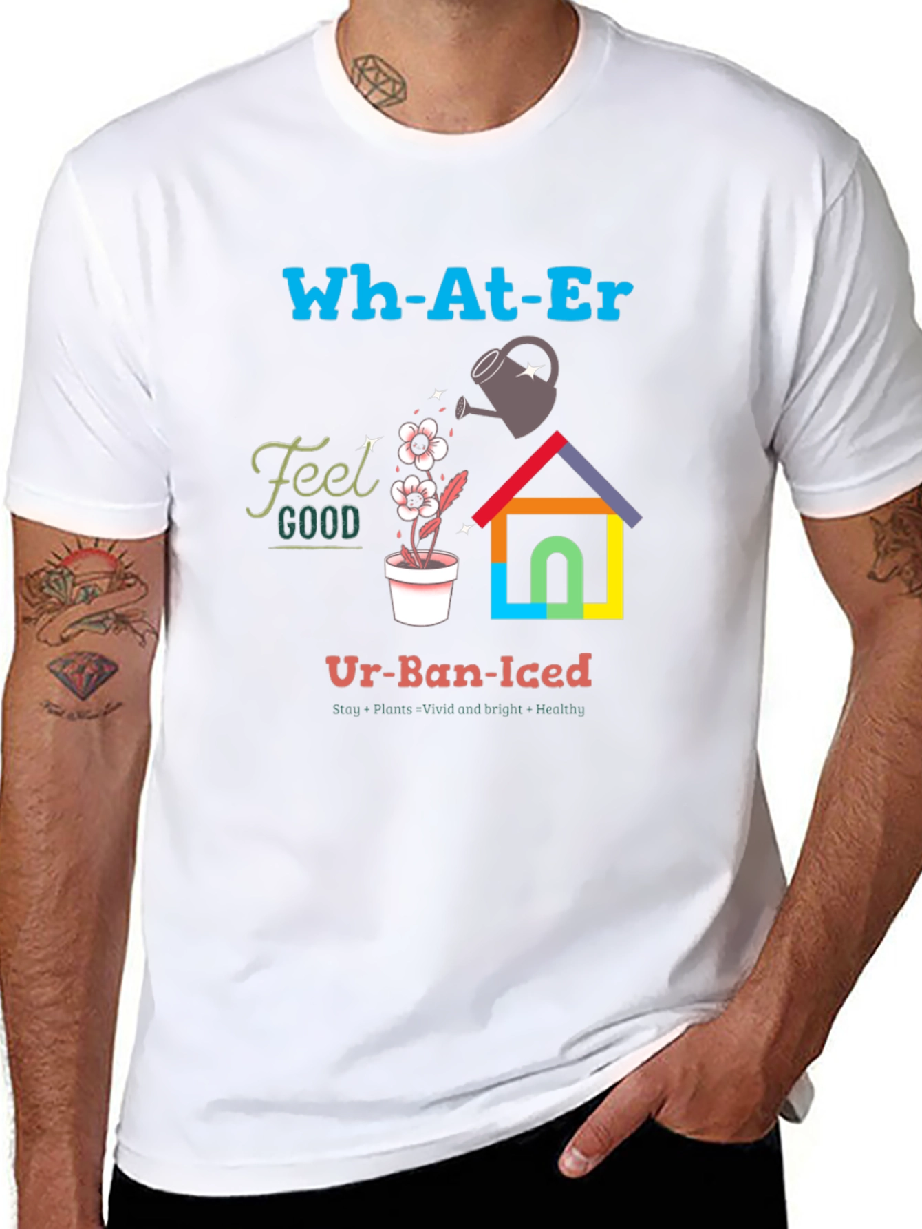 Urban Gardening T-Shirt - Stay Plants Vivid & Bright