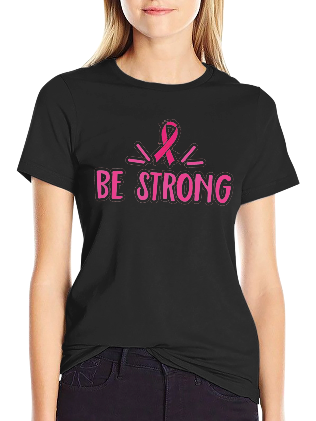 Be Strong Breast Cancer Awareness T-Shirt
