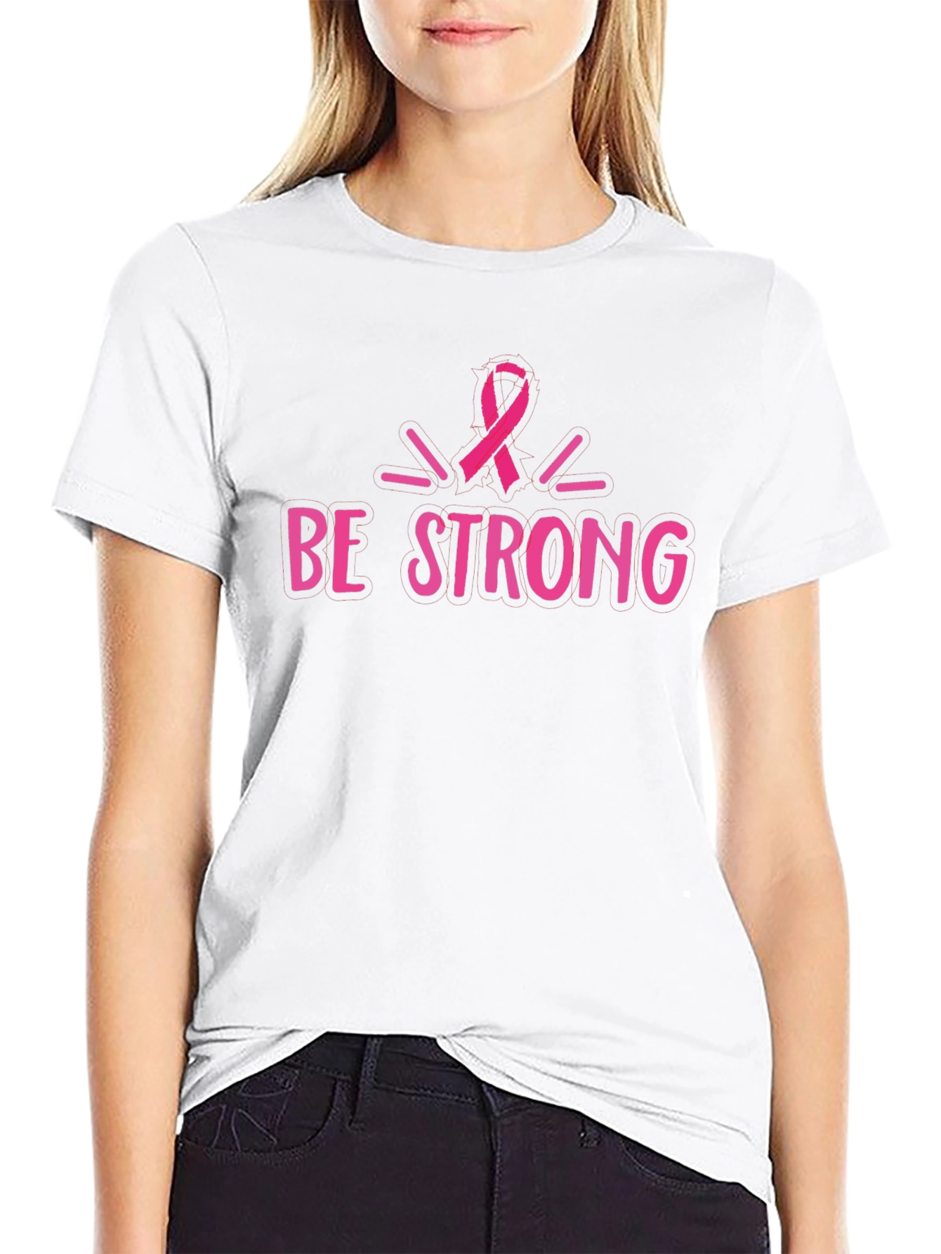 Be Strong Breast Cancer Awareness T-Shirt