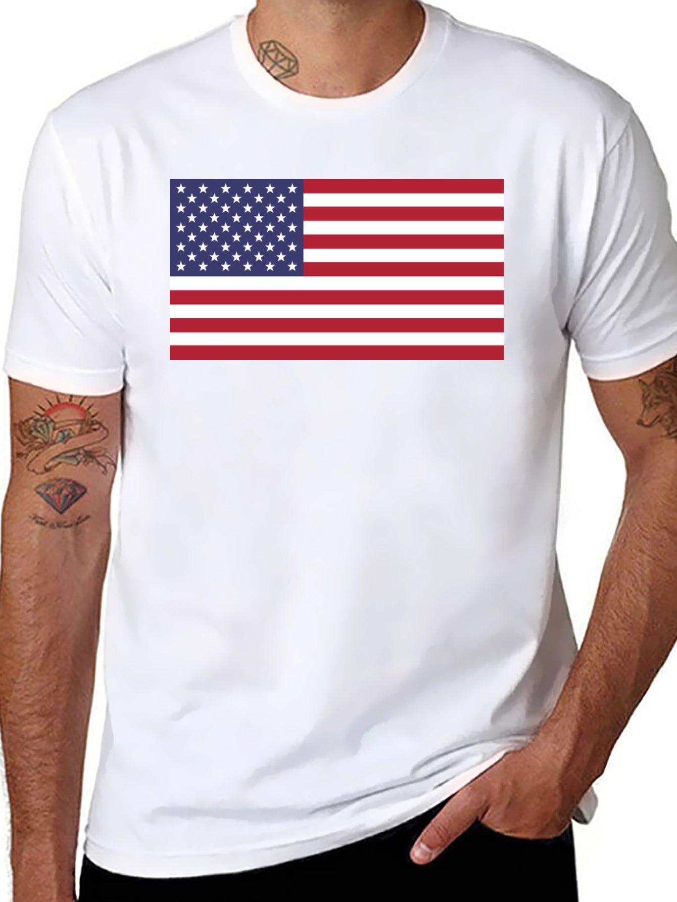 American Flag T-Shirt - Patriotic Pride