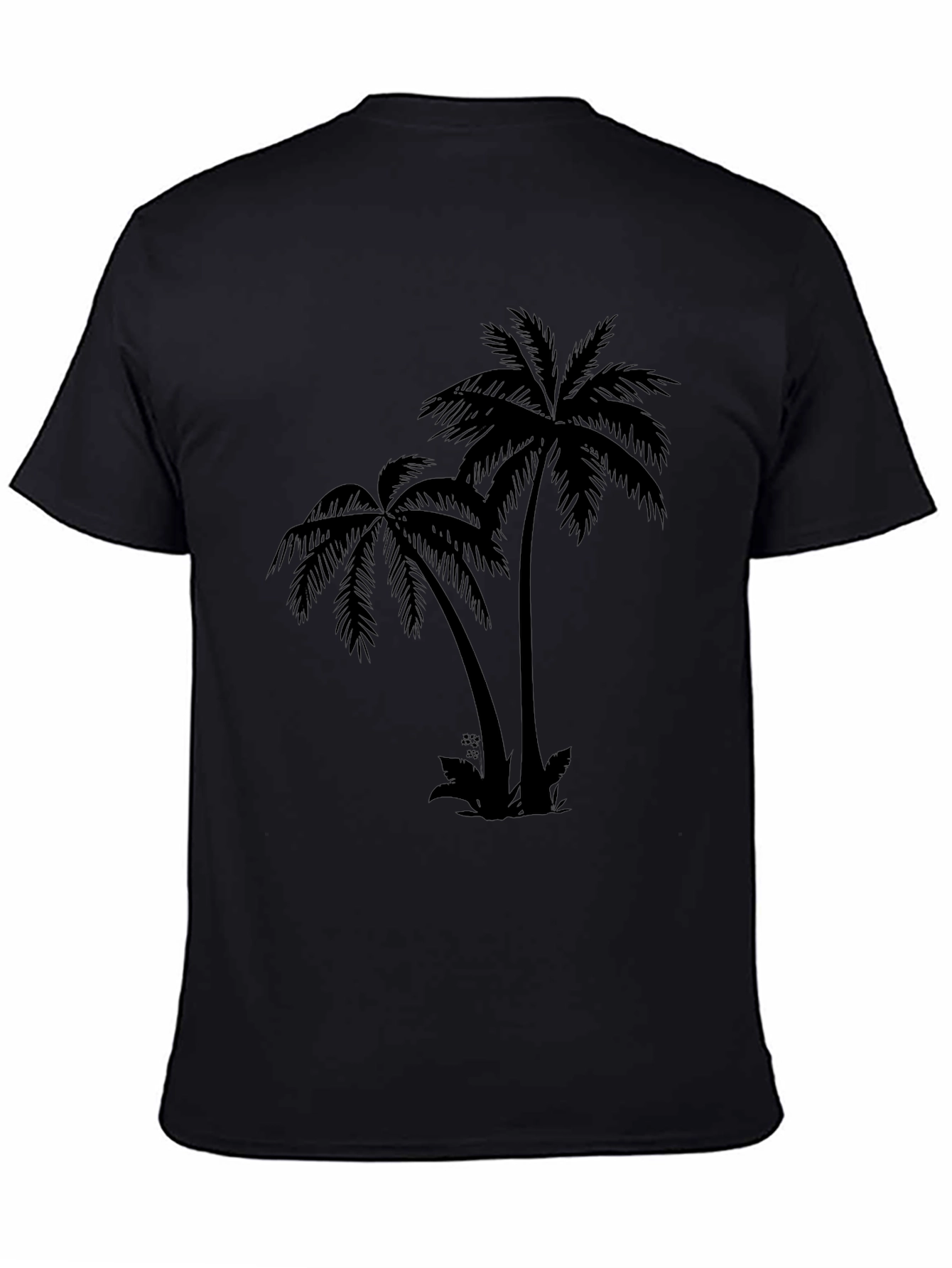 Palm Tree Graphic T-Shirt - Tropical Island Vibes