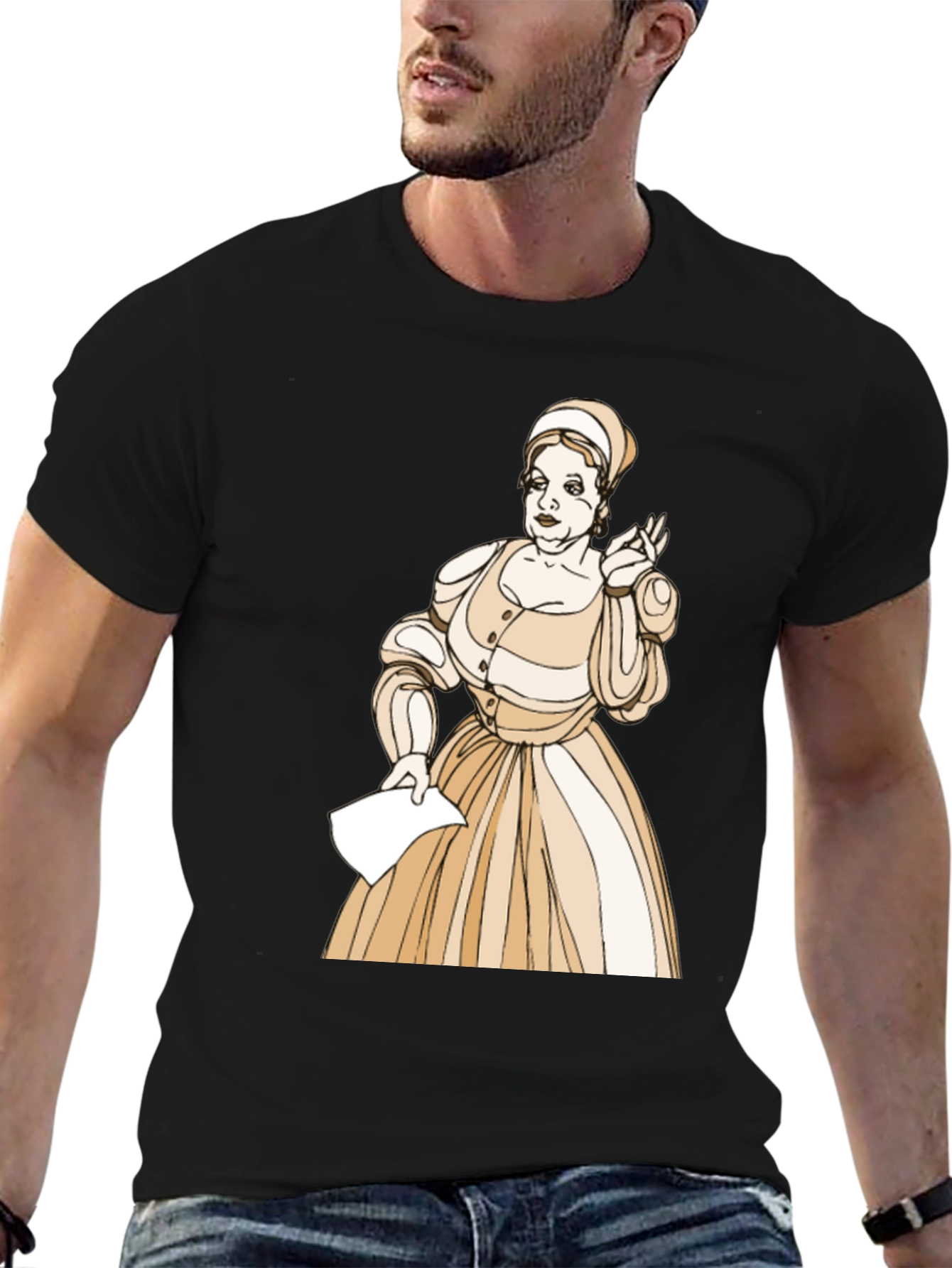 Literary Figure T-Shirt - Black