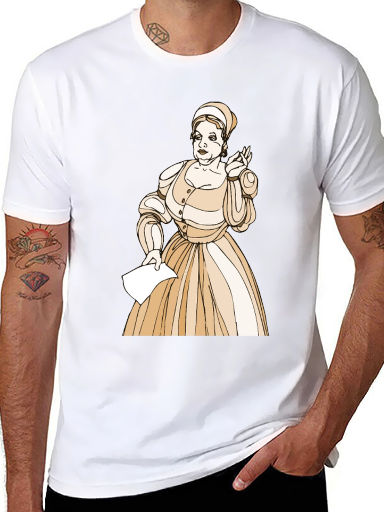 Literary Figure T-Shirt - Black