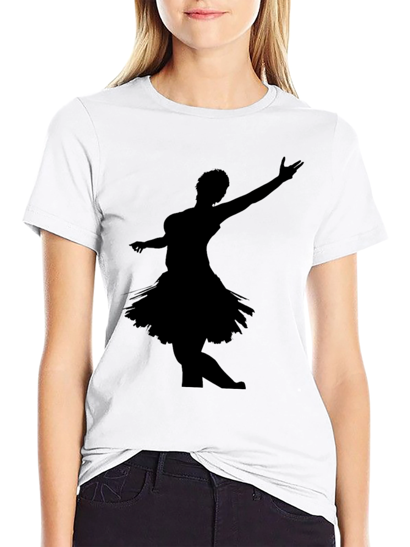 Dancing Silhouette Black T-Shirt