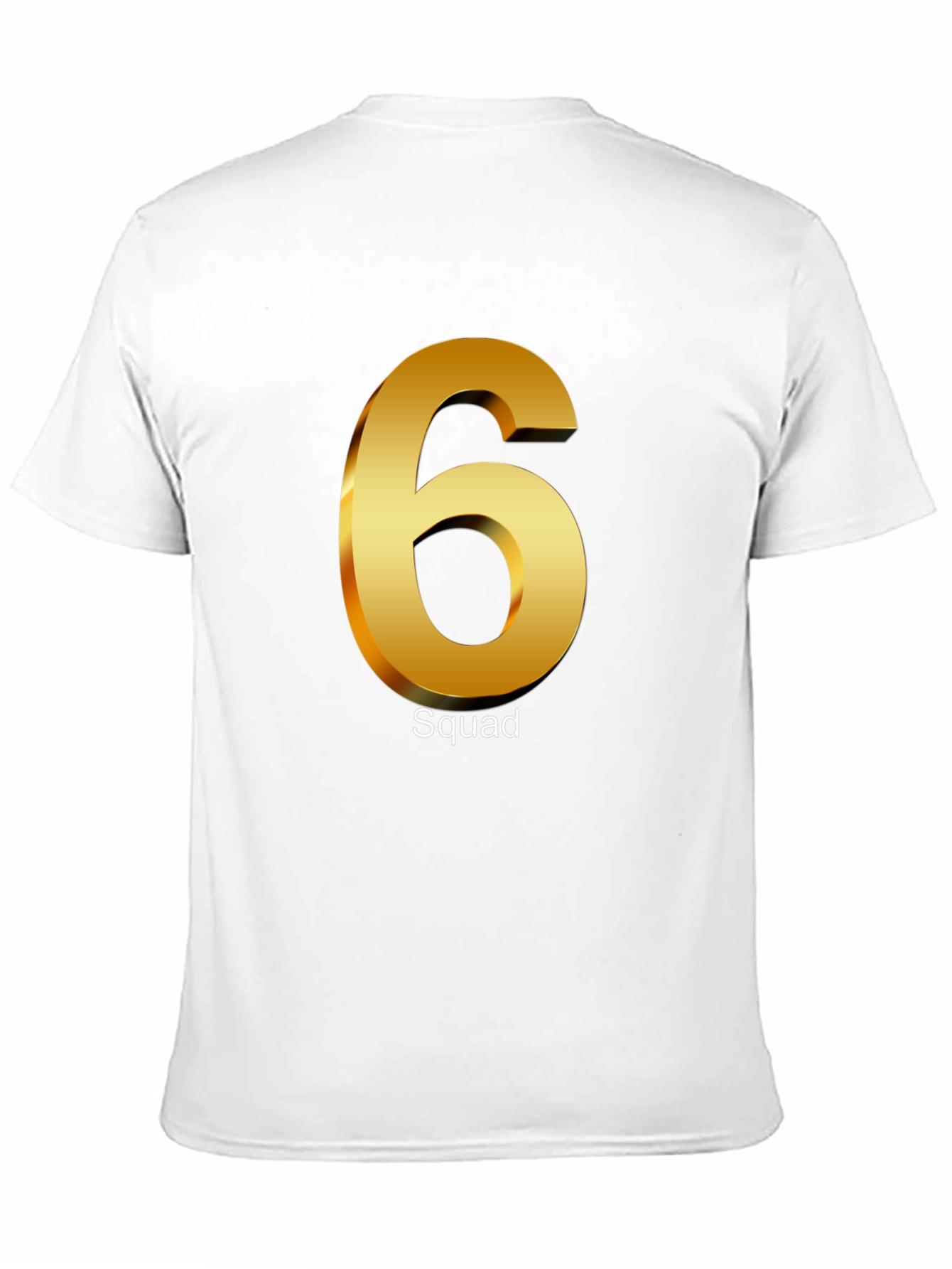 Squad 6 T-Shirt - Black Cotton Tee