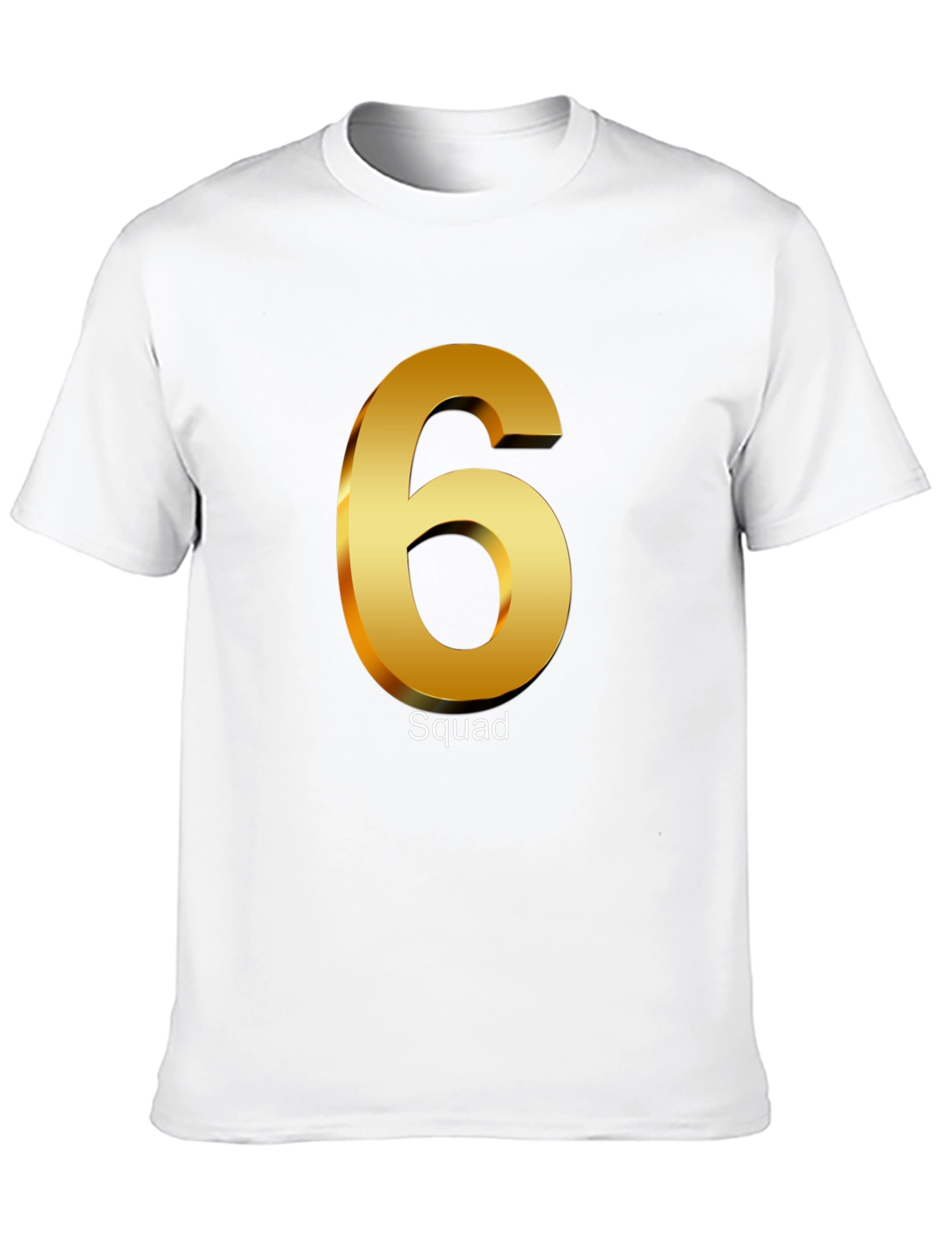 Squad 6 T-Shirt - Black Cotton Tee