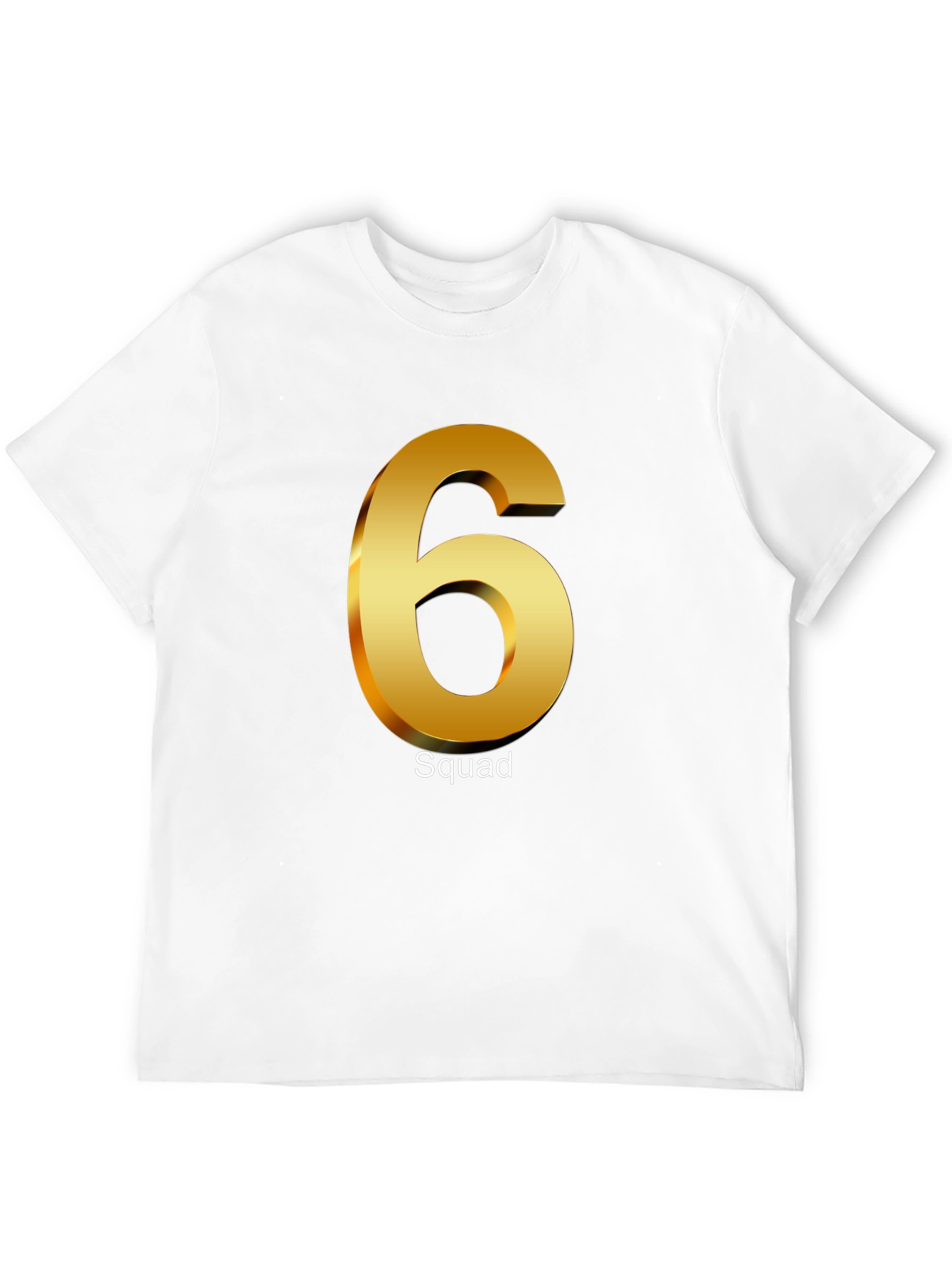 Squad 6 T-Shirt - Black Cotton Tee