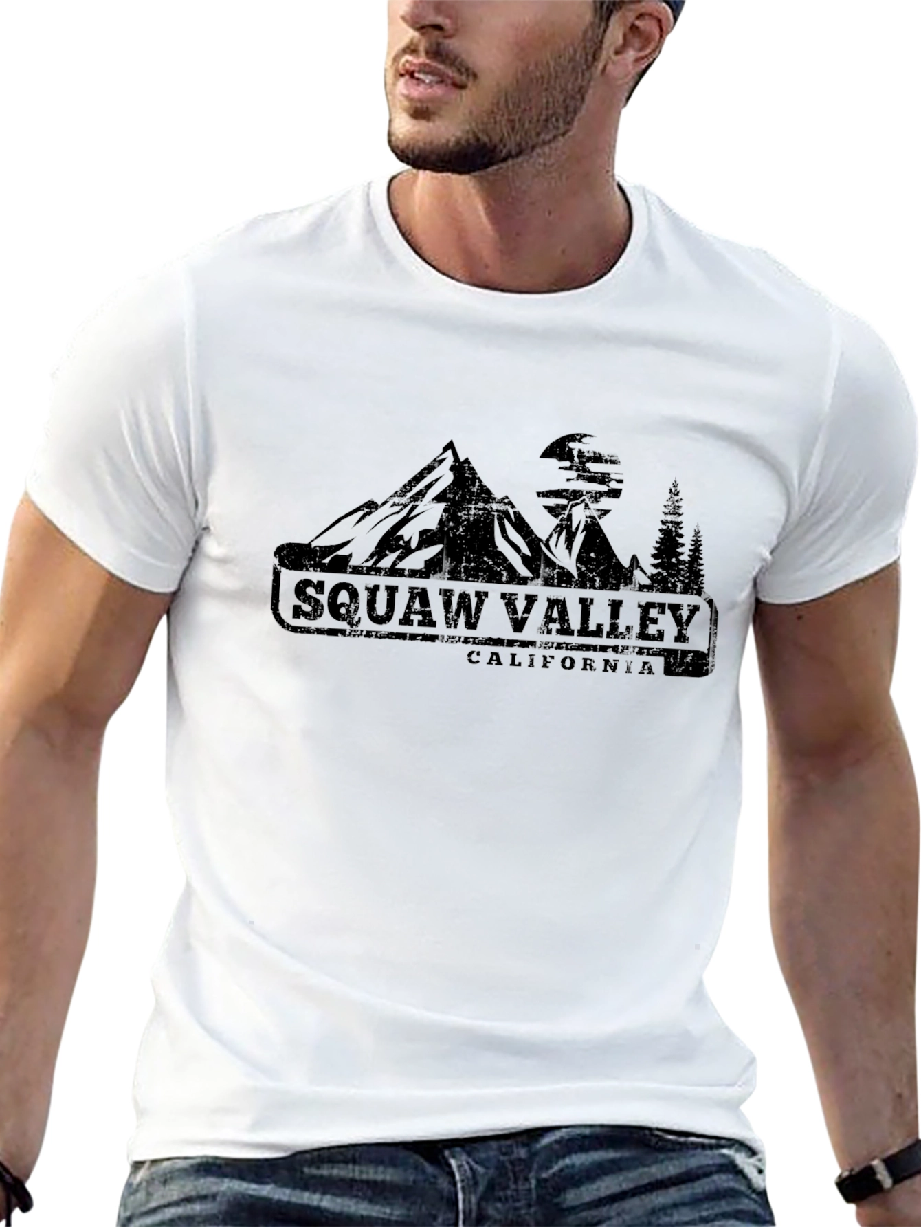 Squaw Valley California Tee - Mountain Graphic T-Shirt