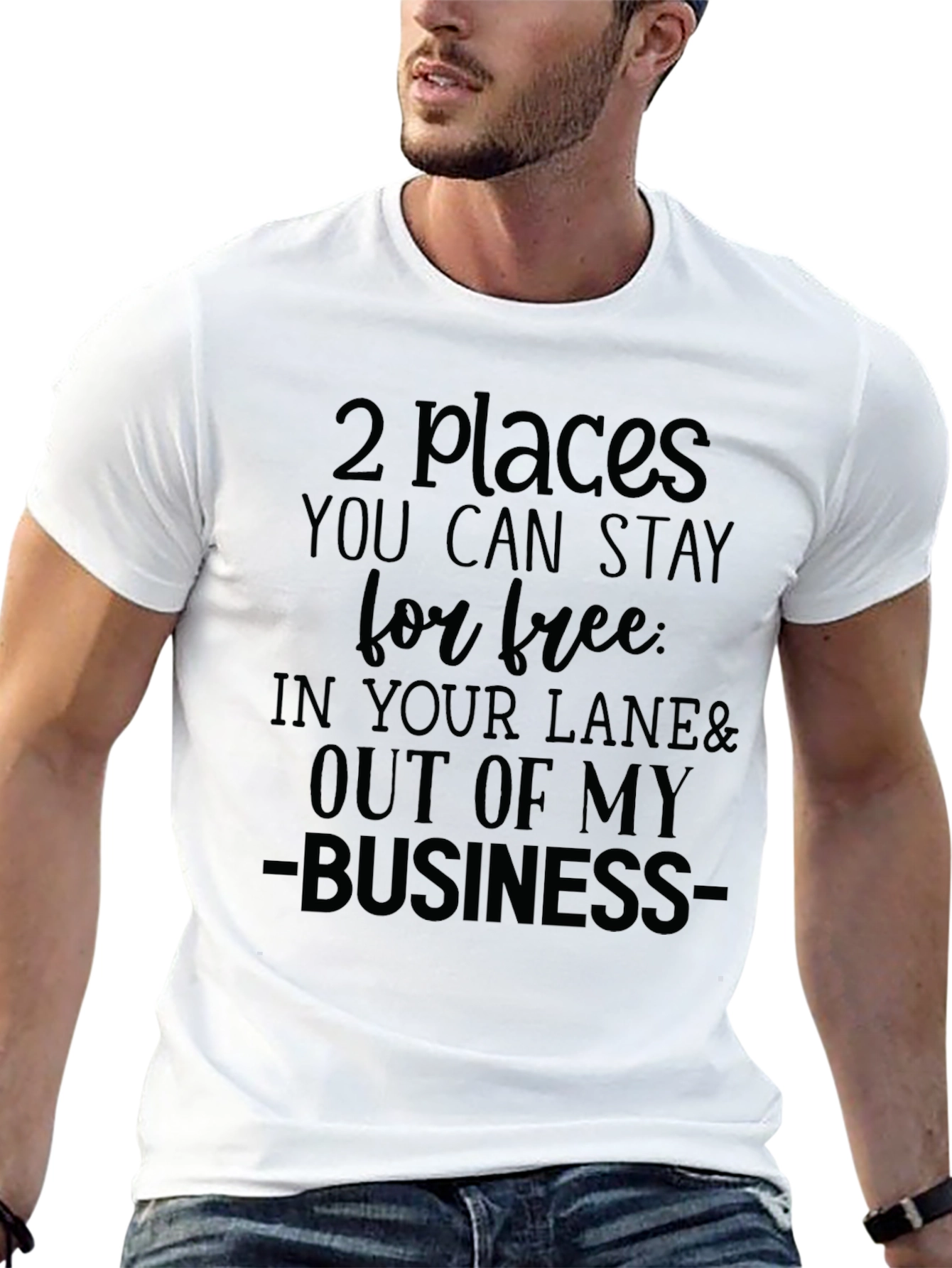 Stay Out of My Business Graphic Tee