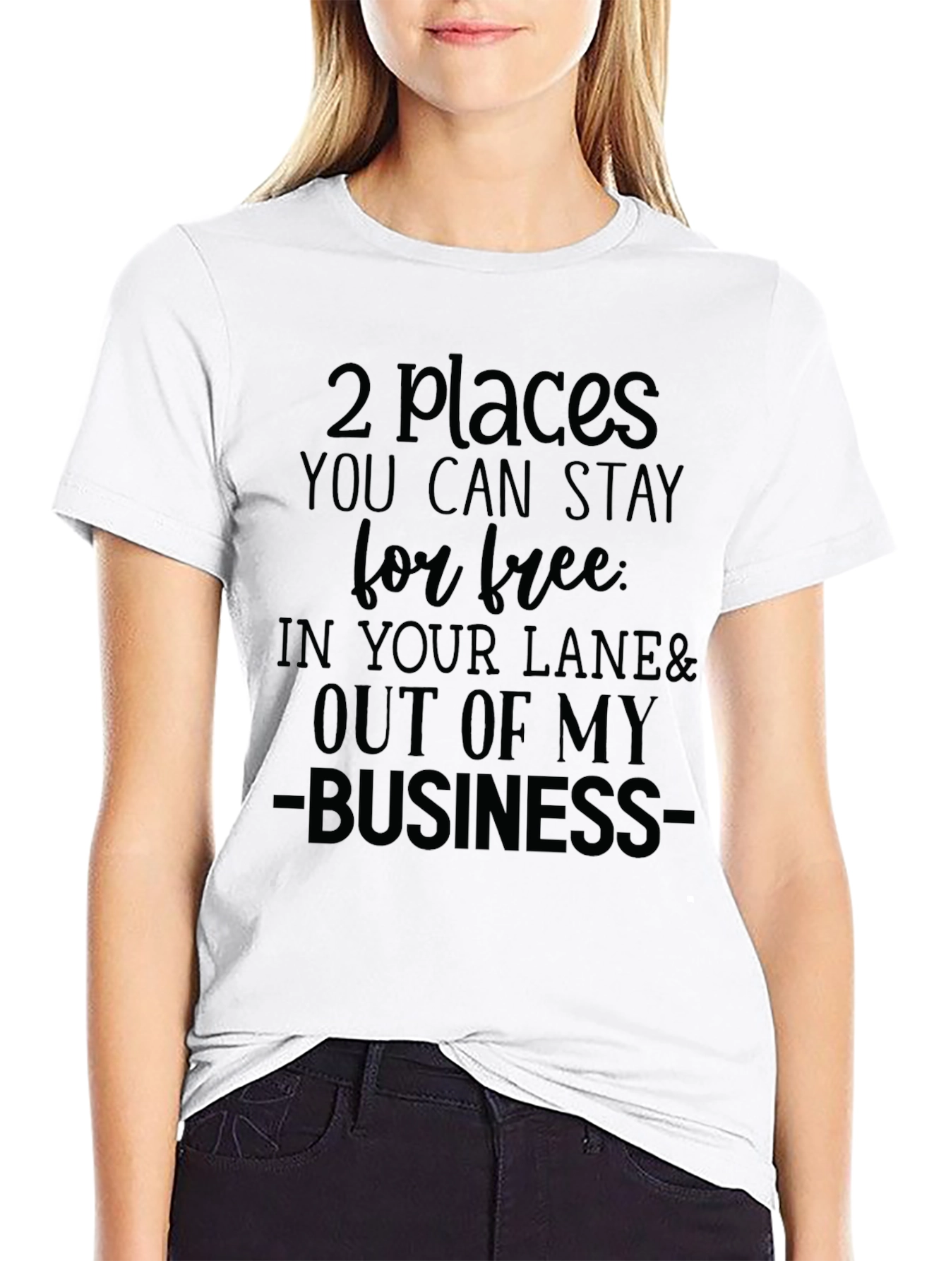 Stay Out of My Business Graphic Tee