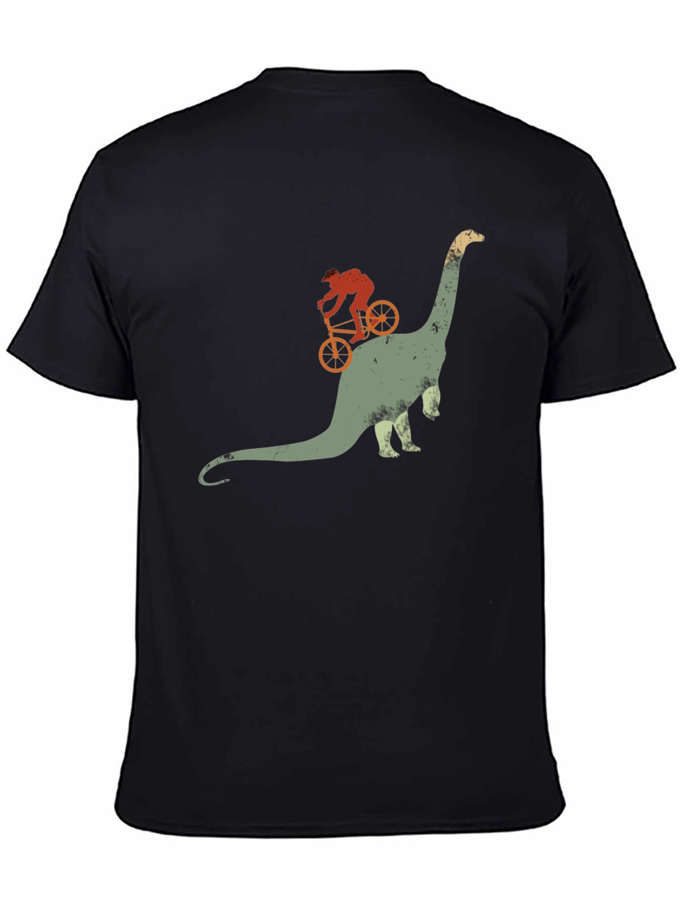 Dino Rider Tee - Biking Dinosaur Graphic T-Shirt