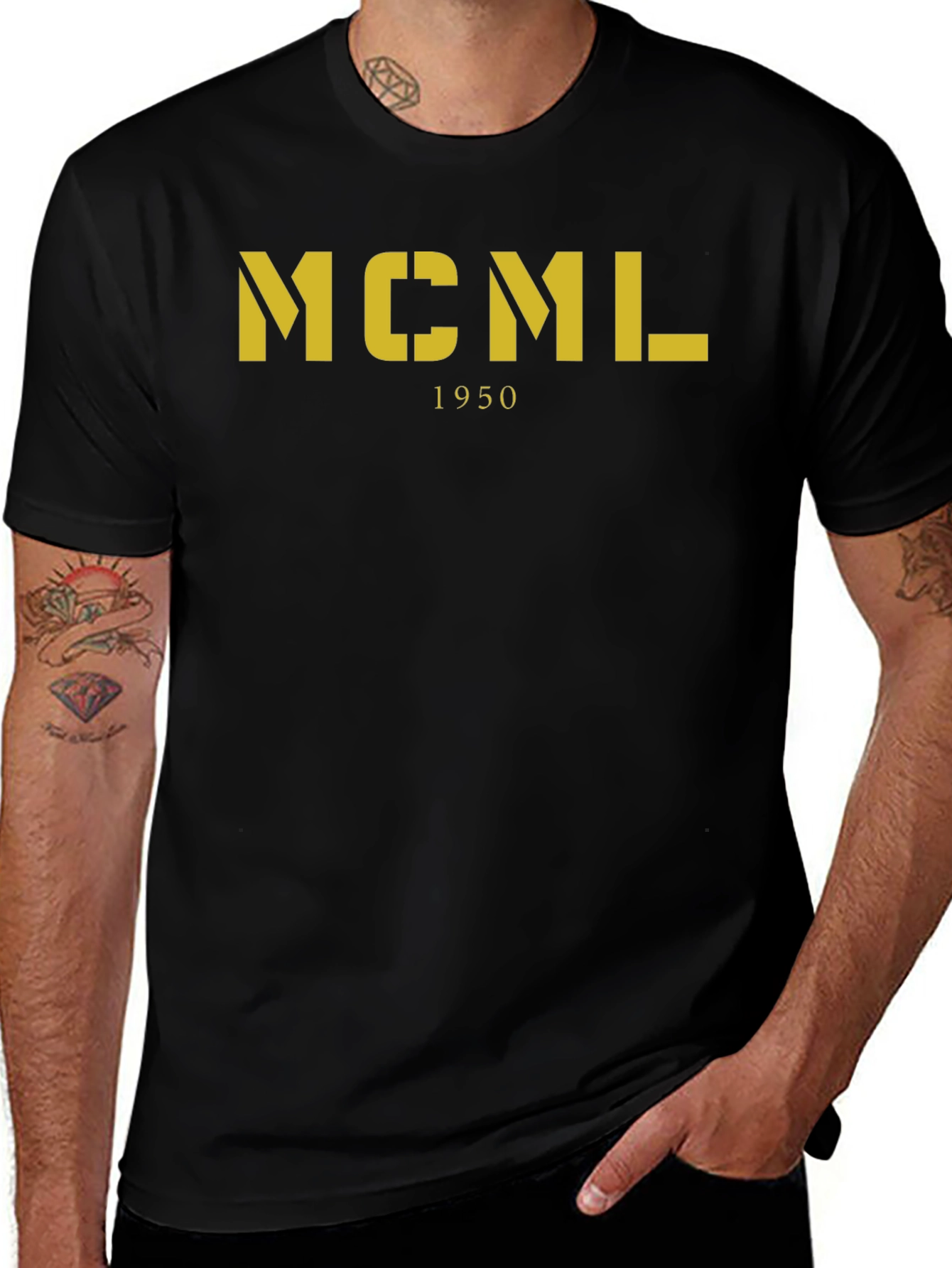 MCML 1950 Graphic Tee - Classic Stencil Design