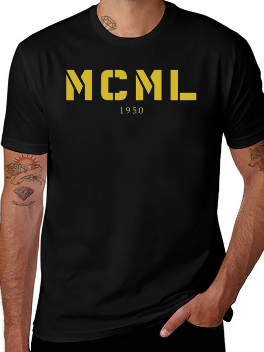 MCML 1950 Graphic Tee - Classic Stencil Design