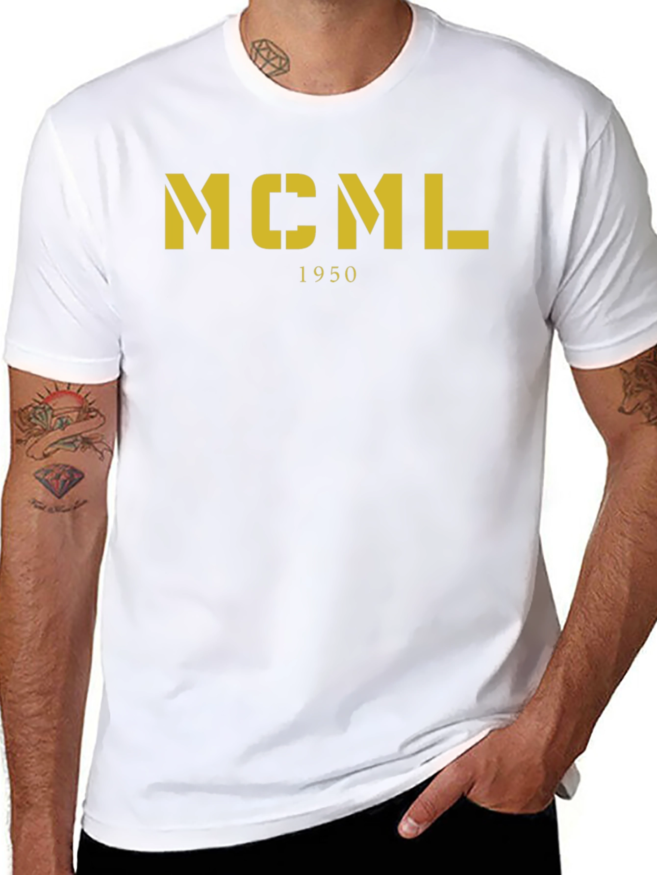 MCML 1950 Graphic Tee - Classic Stencil Design