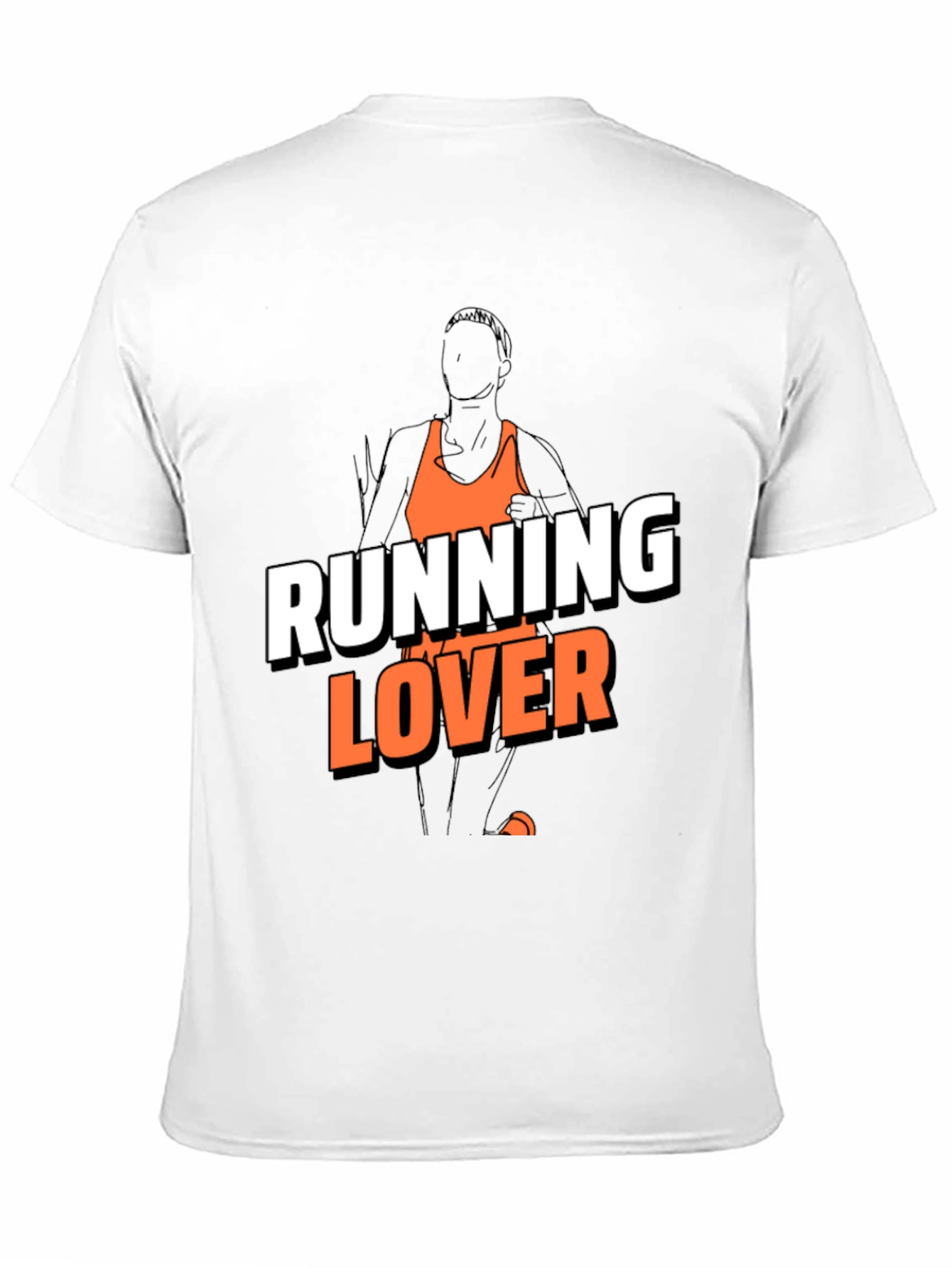 Running Lover Graphic T-Shirt - Black