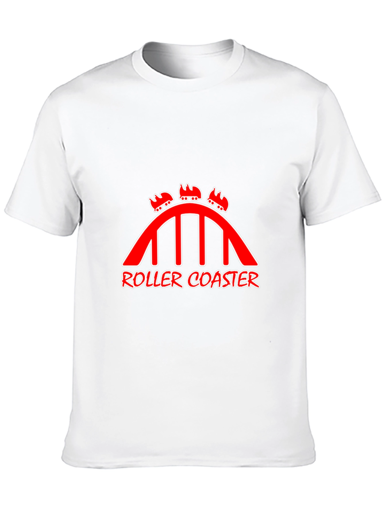 Roller Coaster Graphic Tee - Thrill Ride Style