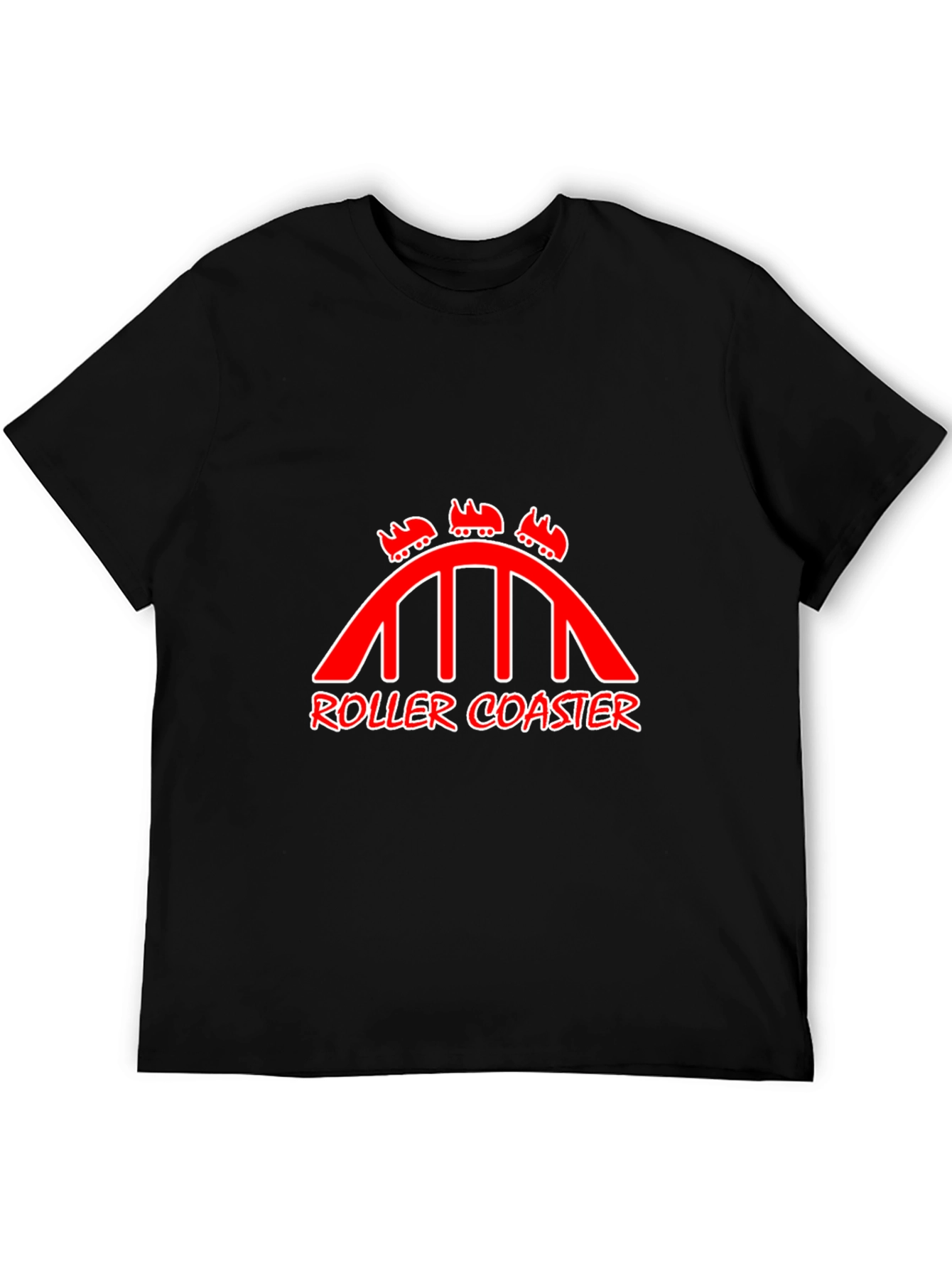 Roller Coaster Graphic Tee - Thrill Ride Style