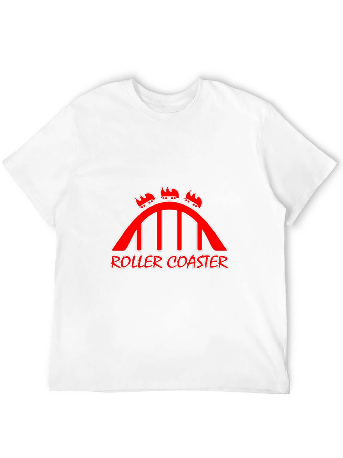 Roller Coaster Graphic Tee - Thrill Ride Style