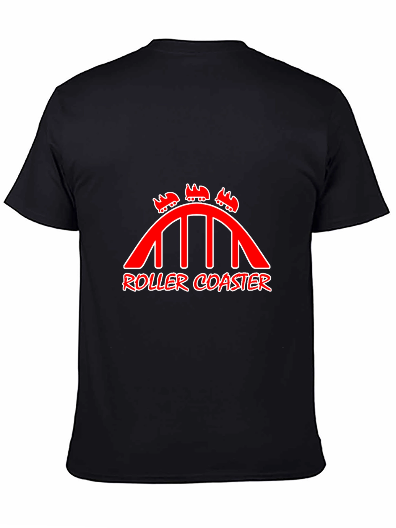 Roller Coaster Graphic Tee - Thrill Ride Style