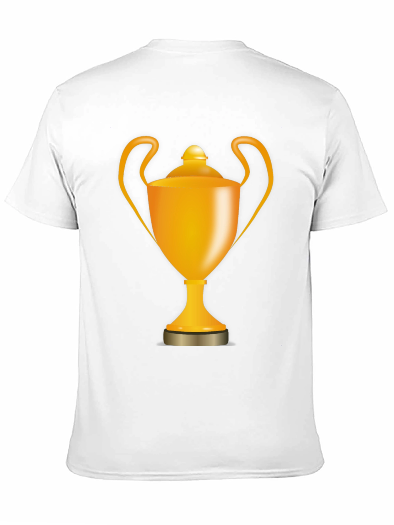 Golden Trophy Graphic Tee - Black Casual Shirt