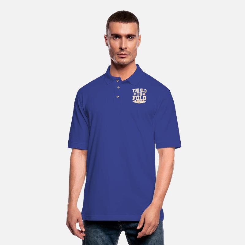 Too Old To Fold Gambling Poker Player