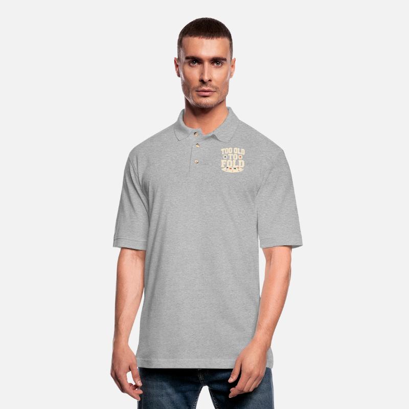 Too Old To Fold Gambling Poker Player