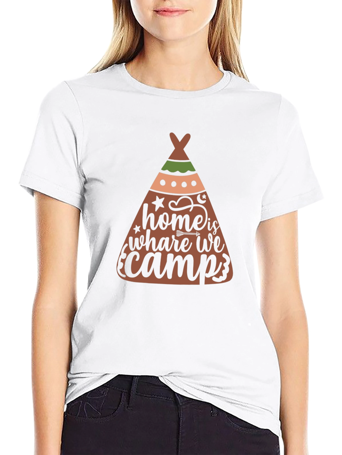Camping Tee - Home is Where We Camp T-Shirt