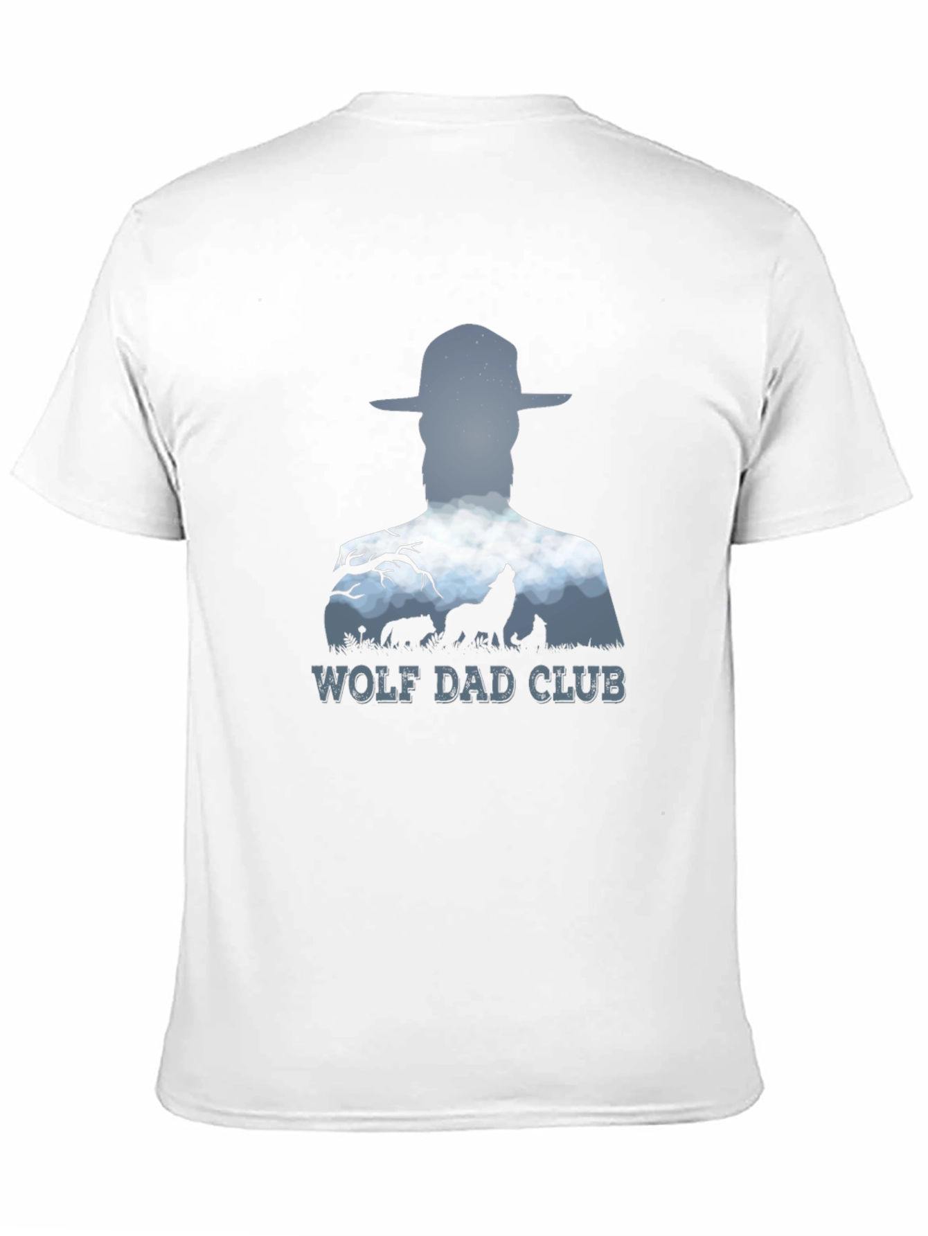 Wolf Dad Club T-Shirt - Stylish Graphic Tee