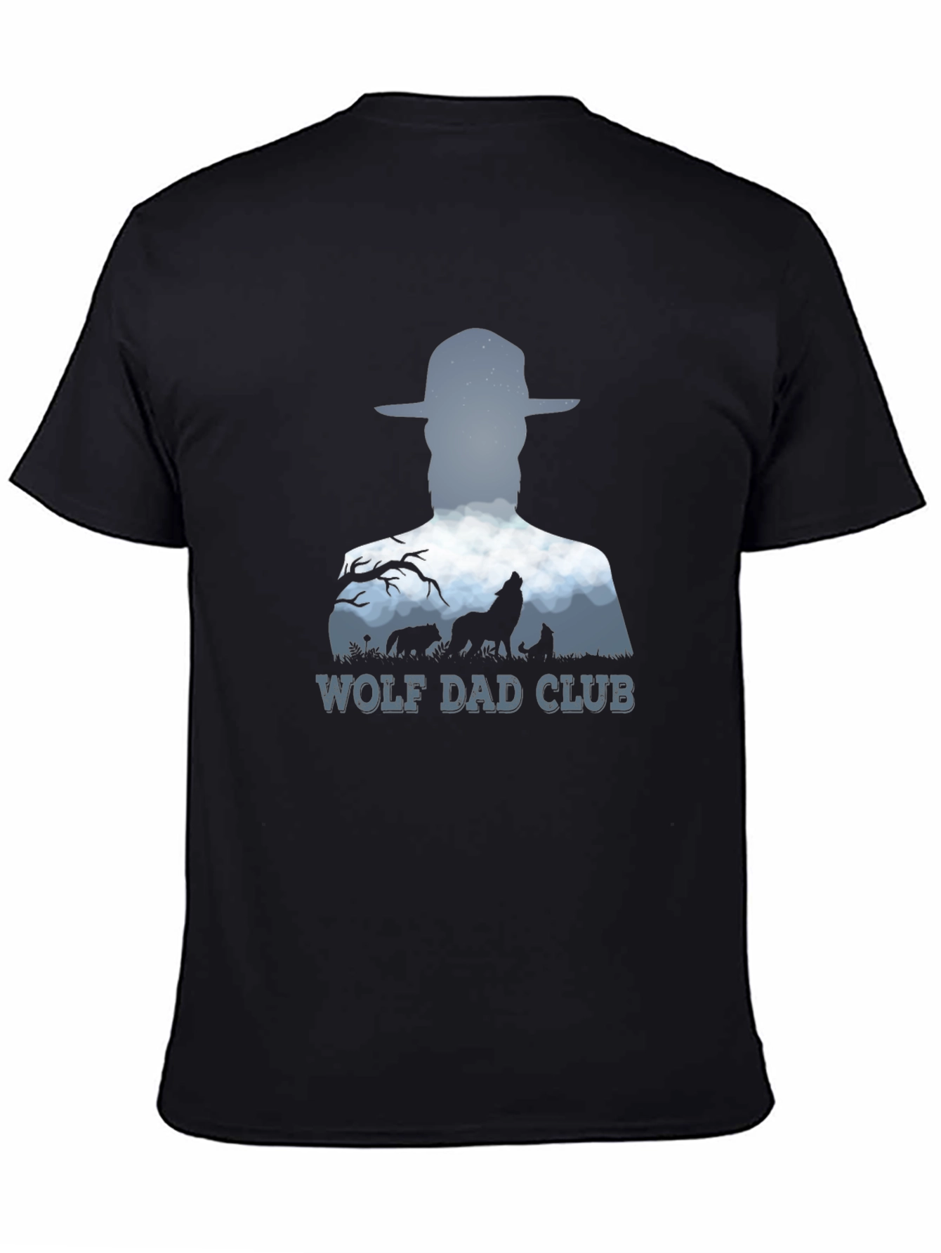 Wolf Dad Club T-Shirt - Stylish Graphic Tee