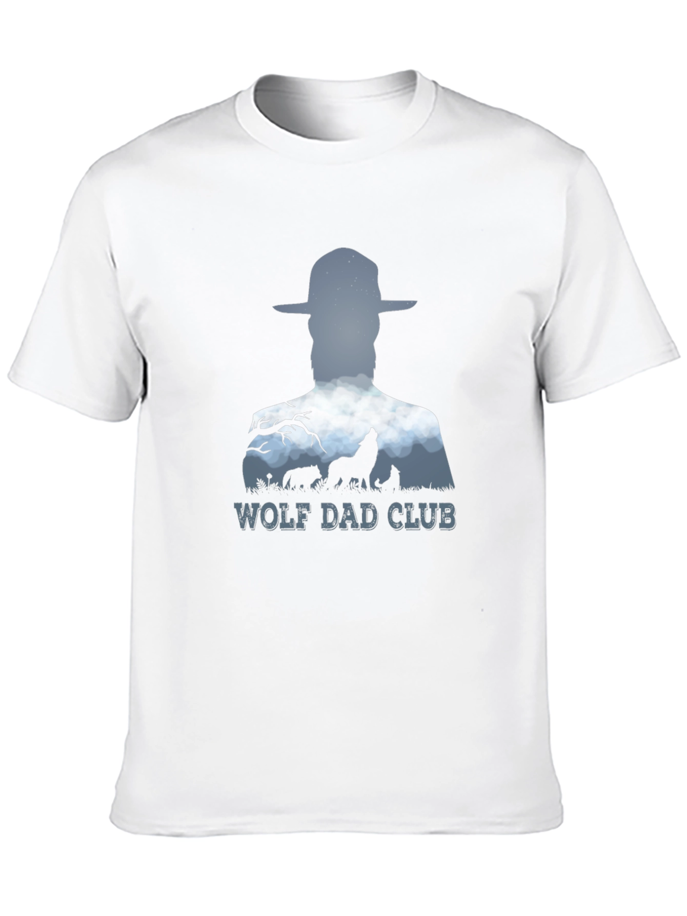Wolf Dad Club T-Shirt - Stylish Graphic Tee