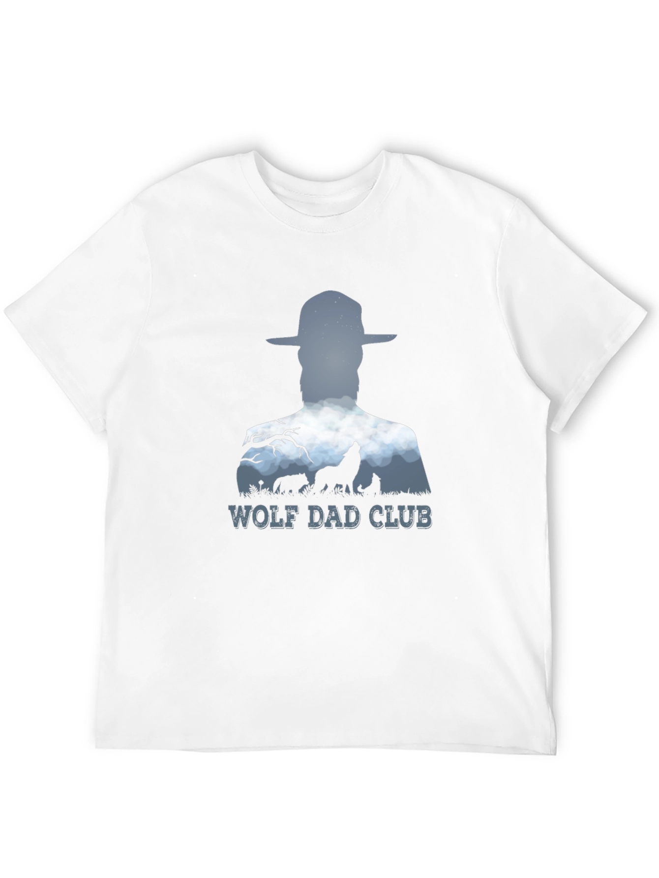 Wolf Dad Club T-Shirt - Stylish Graphic Tee