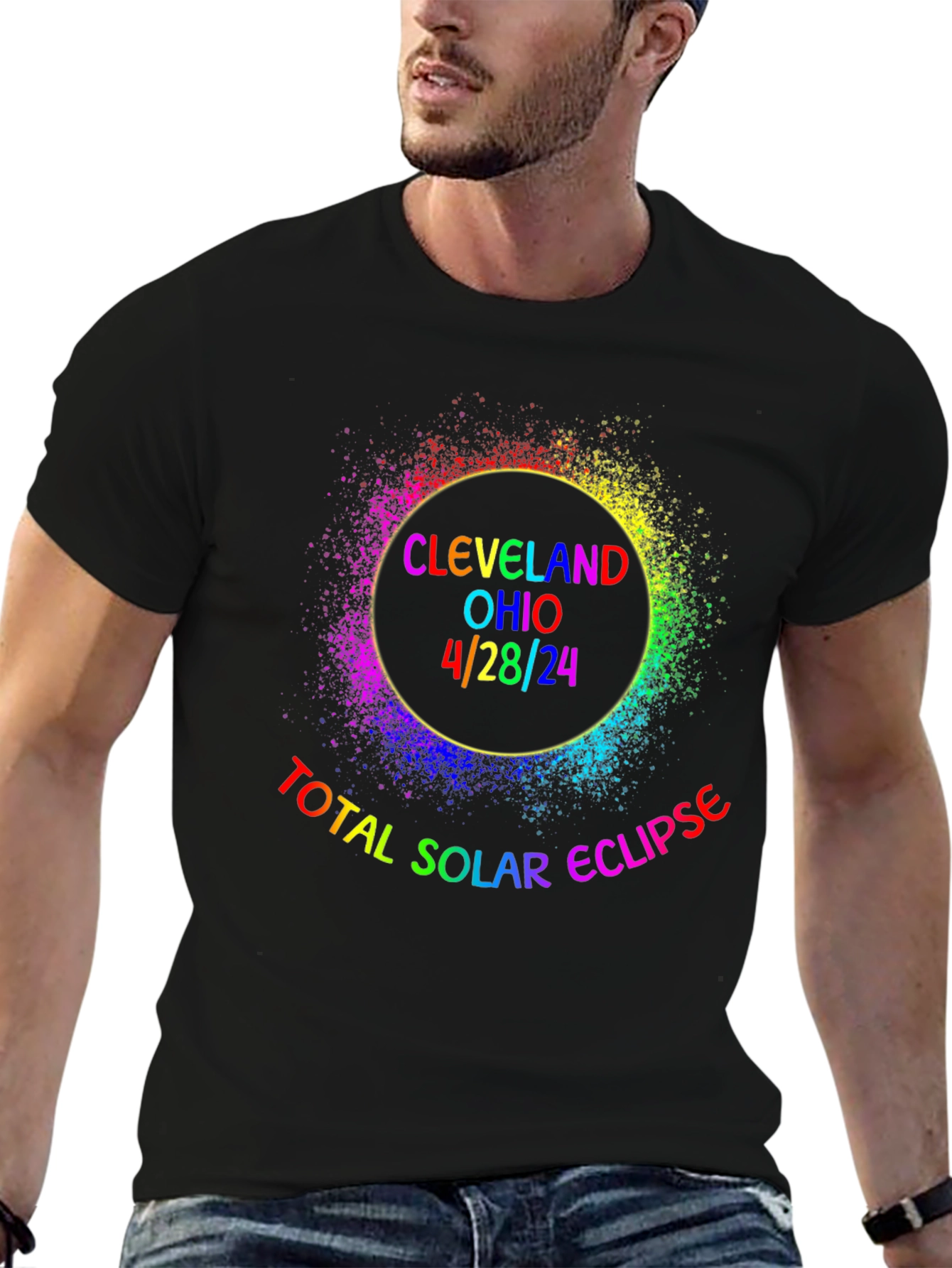Cleveland Ohio Solar Eclipse 4/28/24 T-Shirt