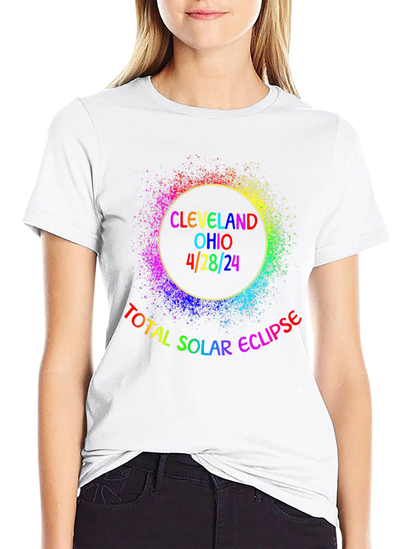 Cleveland Ohio Solar Eclipse 4/28/24 T-Shirt