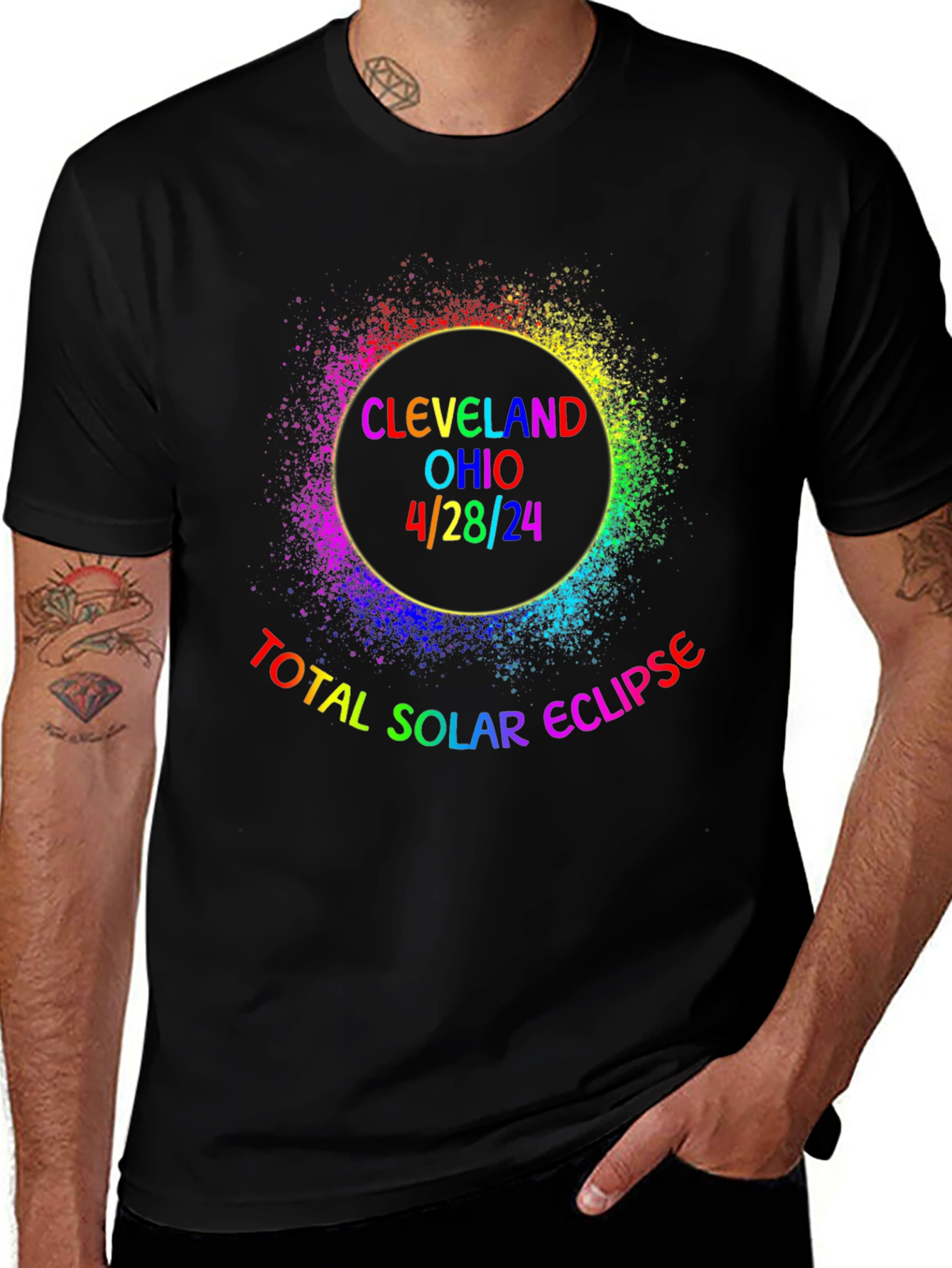Cleveland Ohio Solar Eclipse 4/28/24 T-Shirt