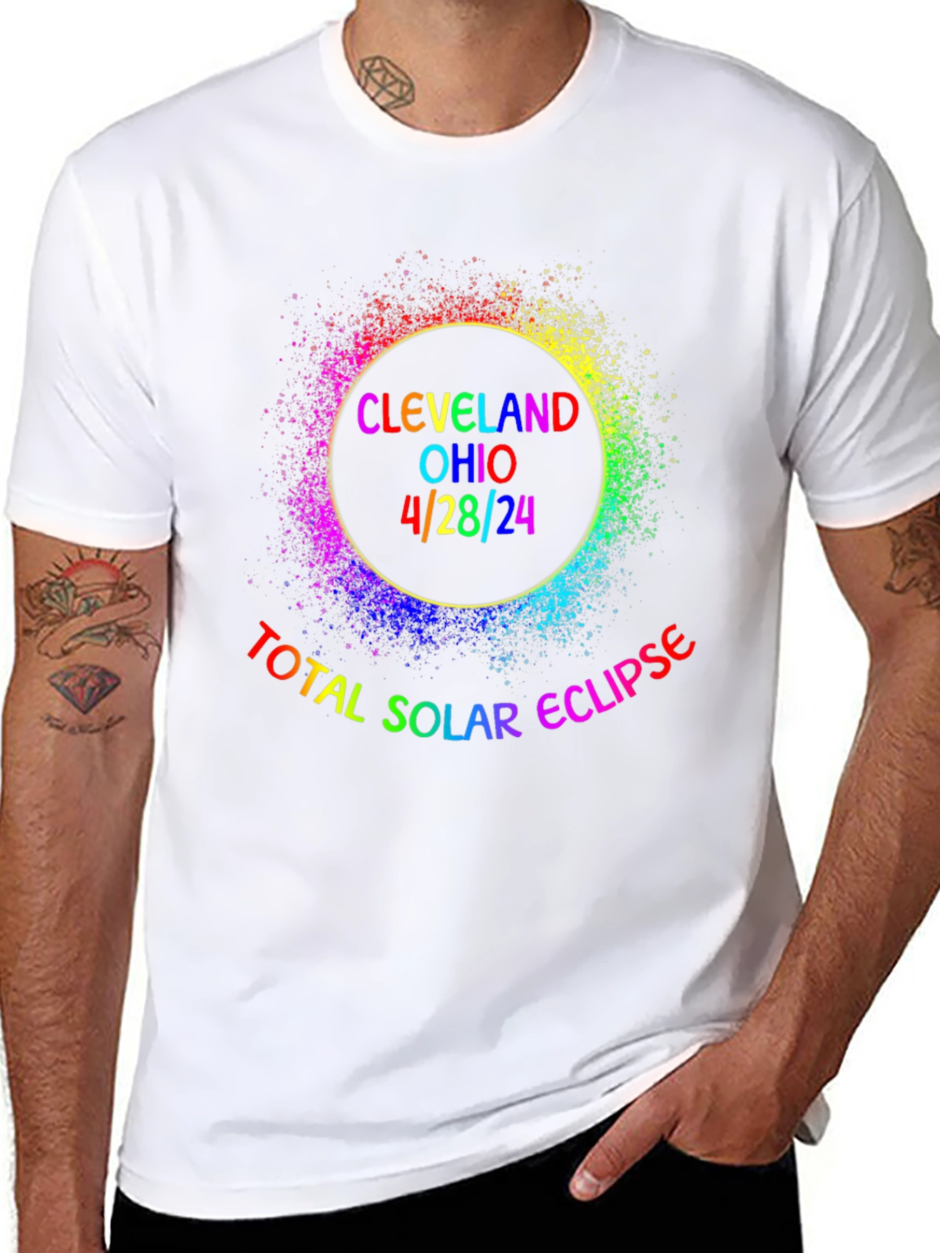 Cleveland Ohio Solar Eclipse 4/28/24 T-Shirt
