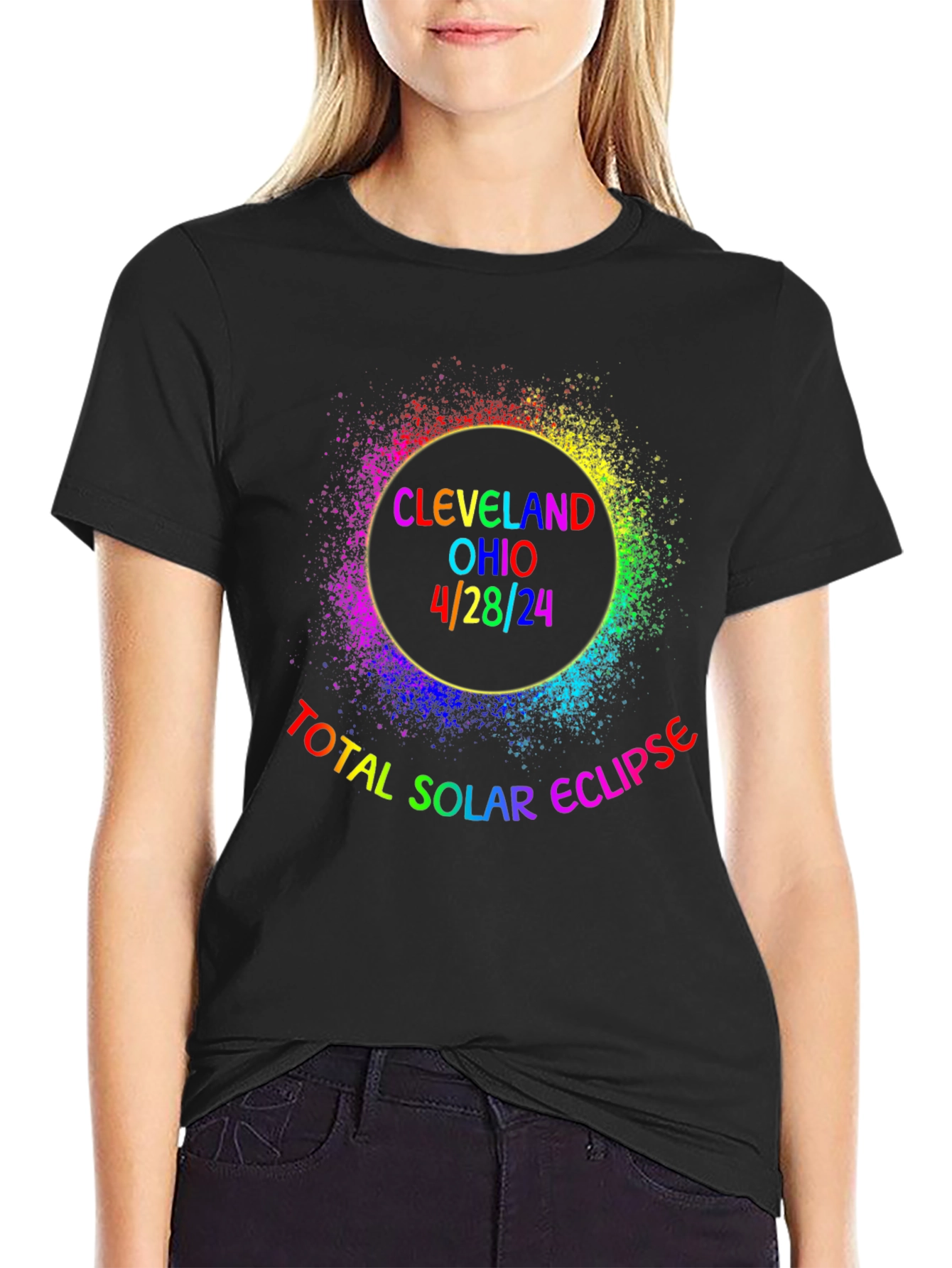 Cleveland Ohio Solar Eclipse 4/28/24 T-Shirt