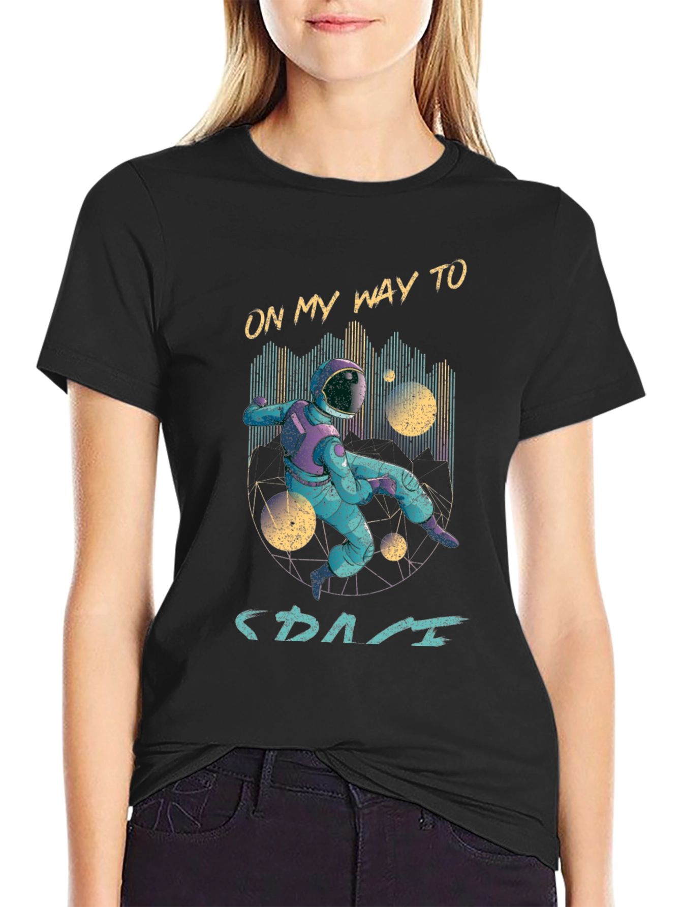 On My Way To Space Graphic T-Shirt