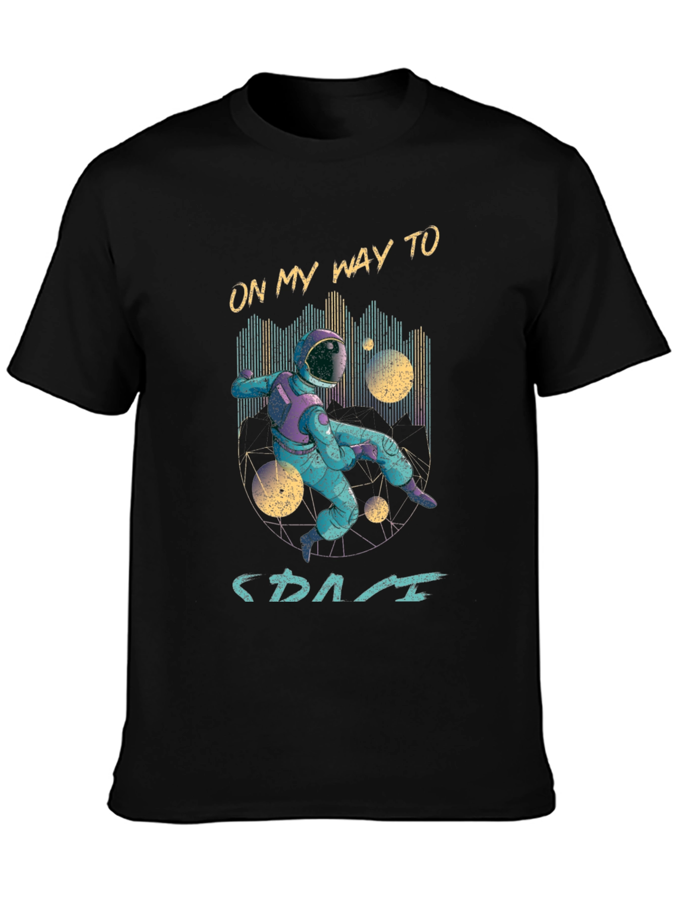 On My Way To Space Graphic T-Shirt