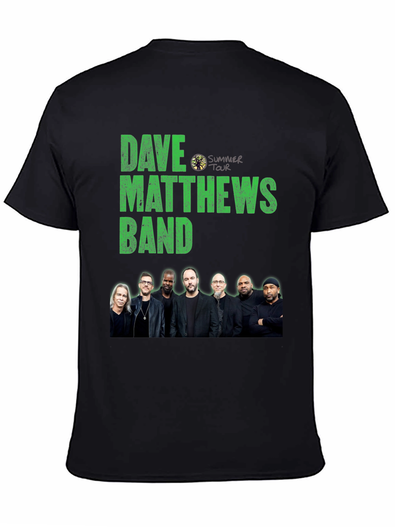Dave Matthews Band Summer Tour Black T-Shirt