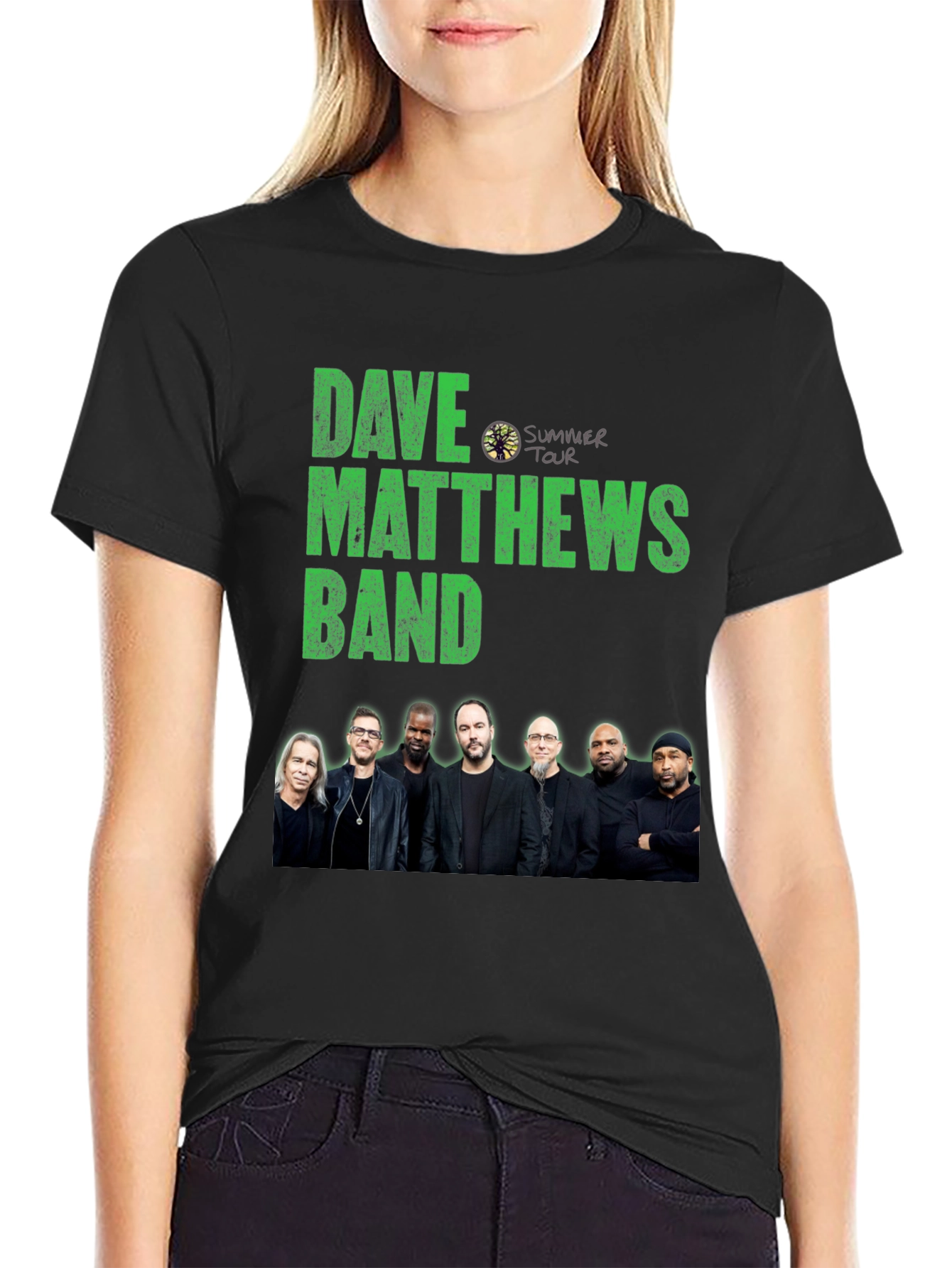 Dave Matthews Band Summer Tour Black T-Shirt