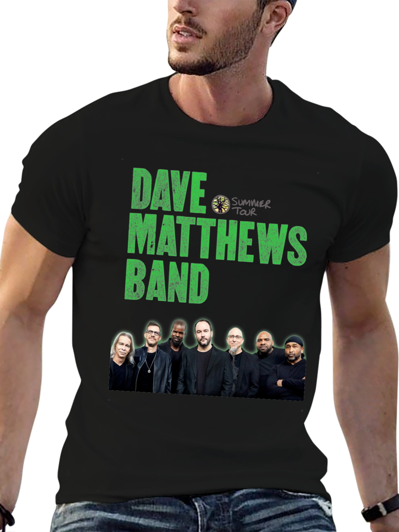 Dave Matthews Band Summer Tour Black T-Shirt