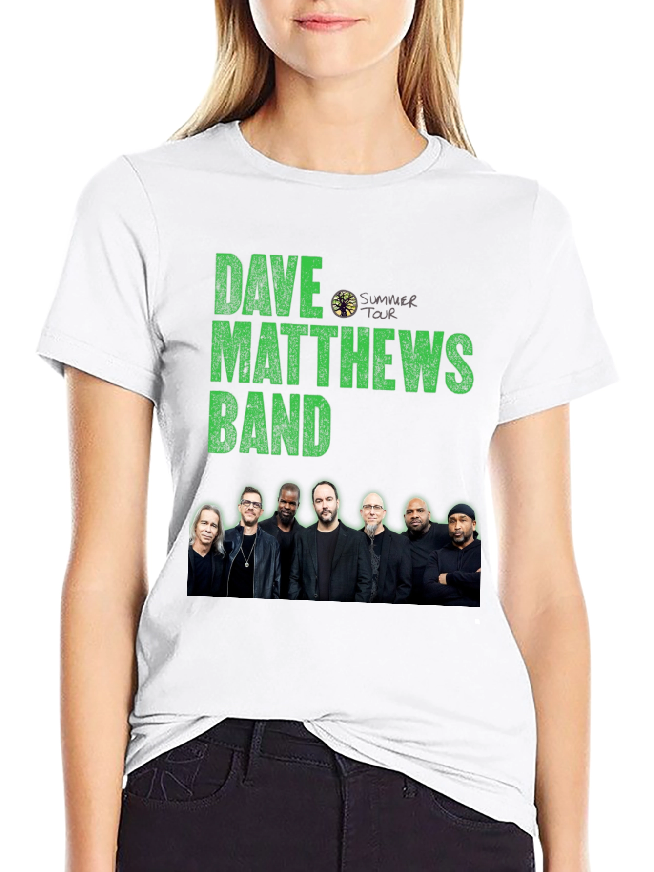 Dave Matthews Band Summer Tour Black T-Shirt