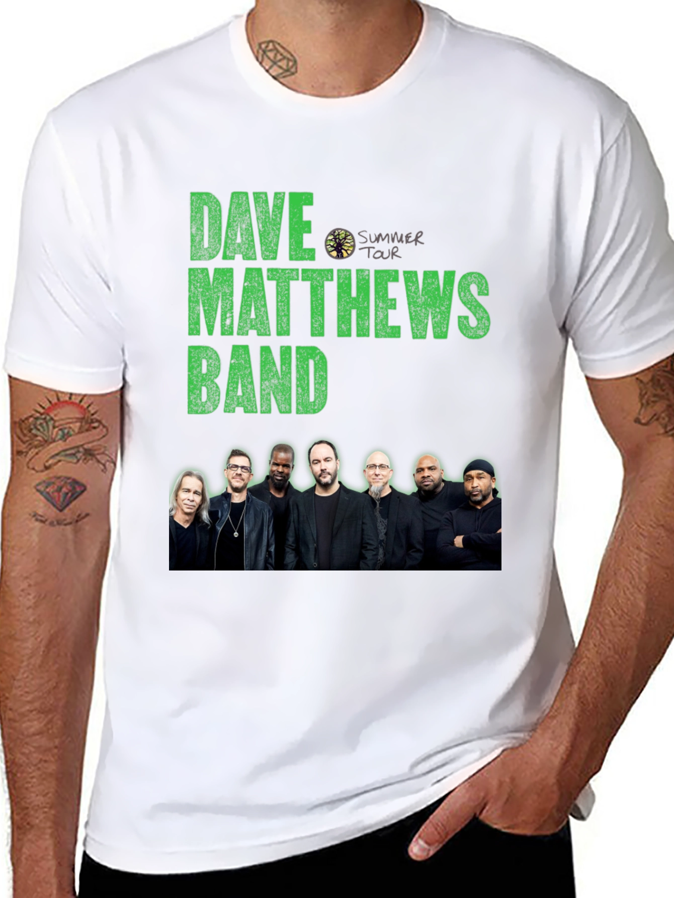 Dave Matthews Band Summer Tour Black T-Shirt